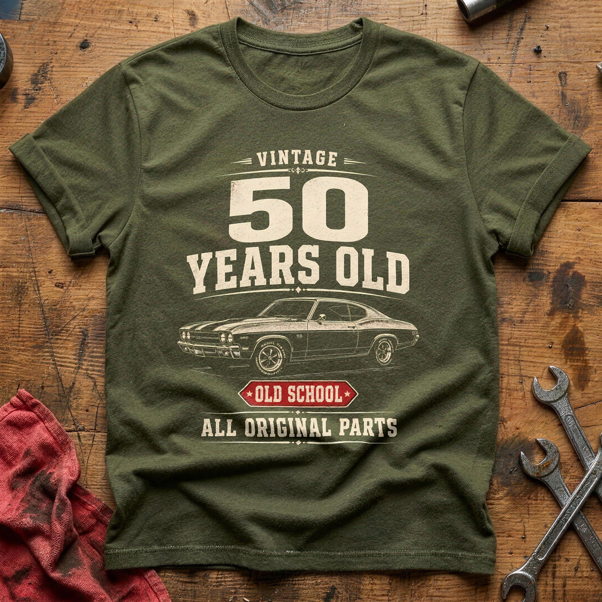 50 Original Parts T-Shirt - Military Green