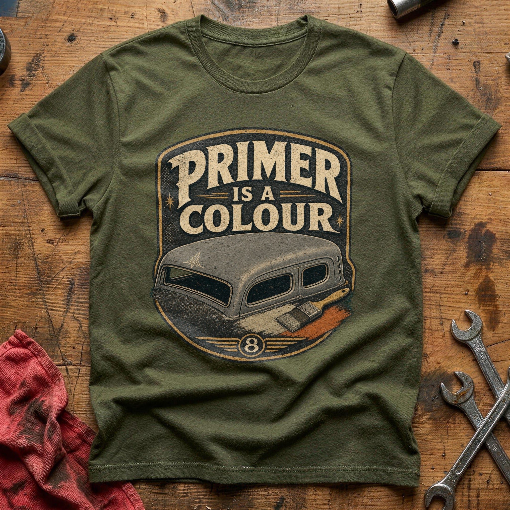 Primer is a Colour T-Shirt - Military Green