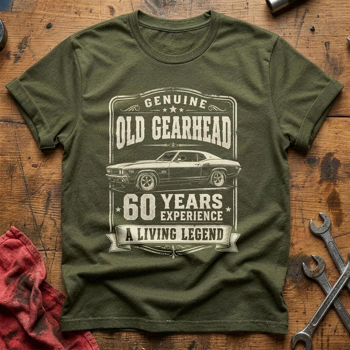 60 Living Legend T-Shirt - Military Green