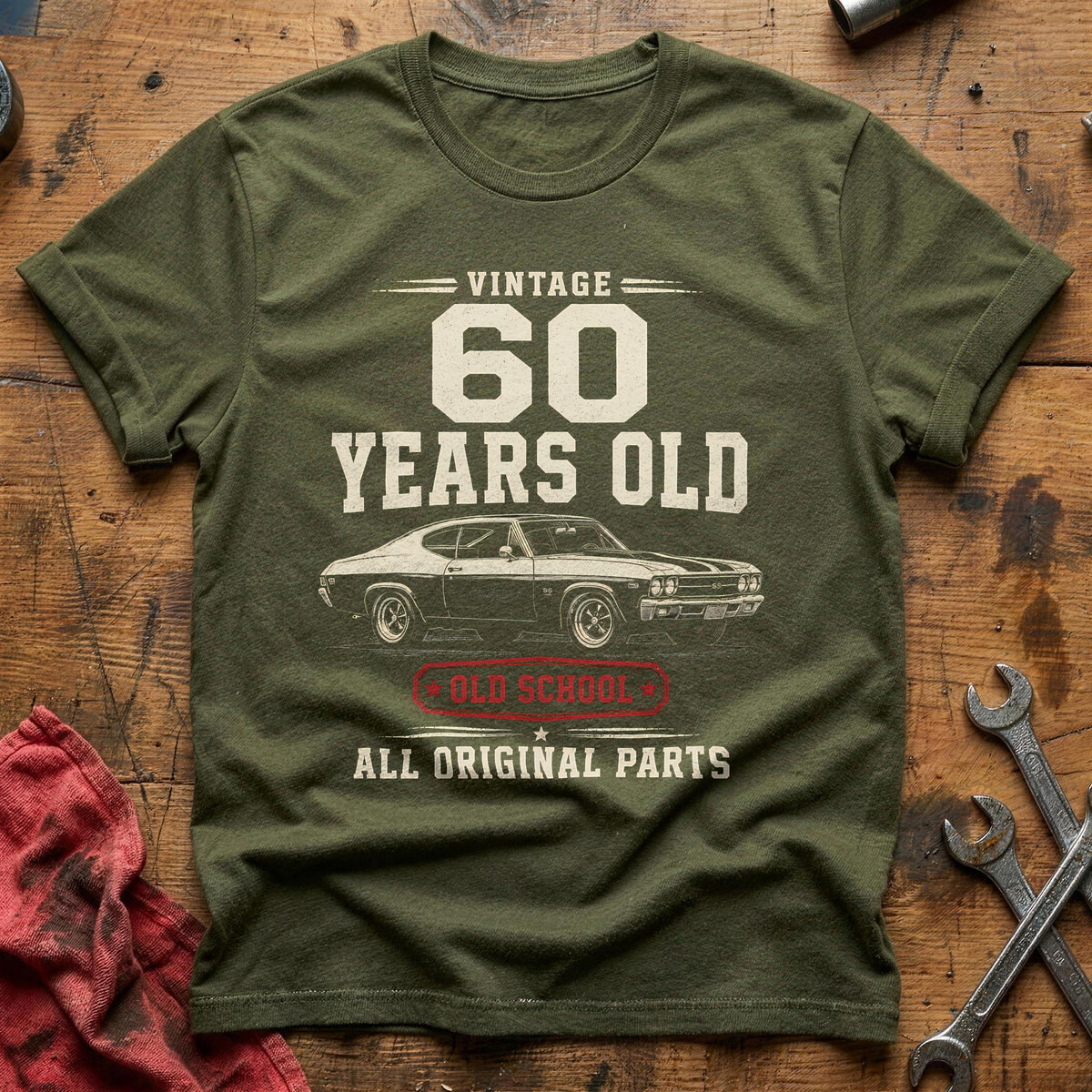 60 Original Parts T-Shirt - Military Green