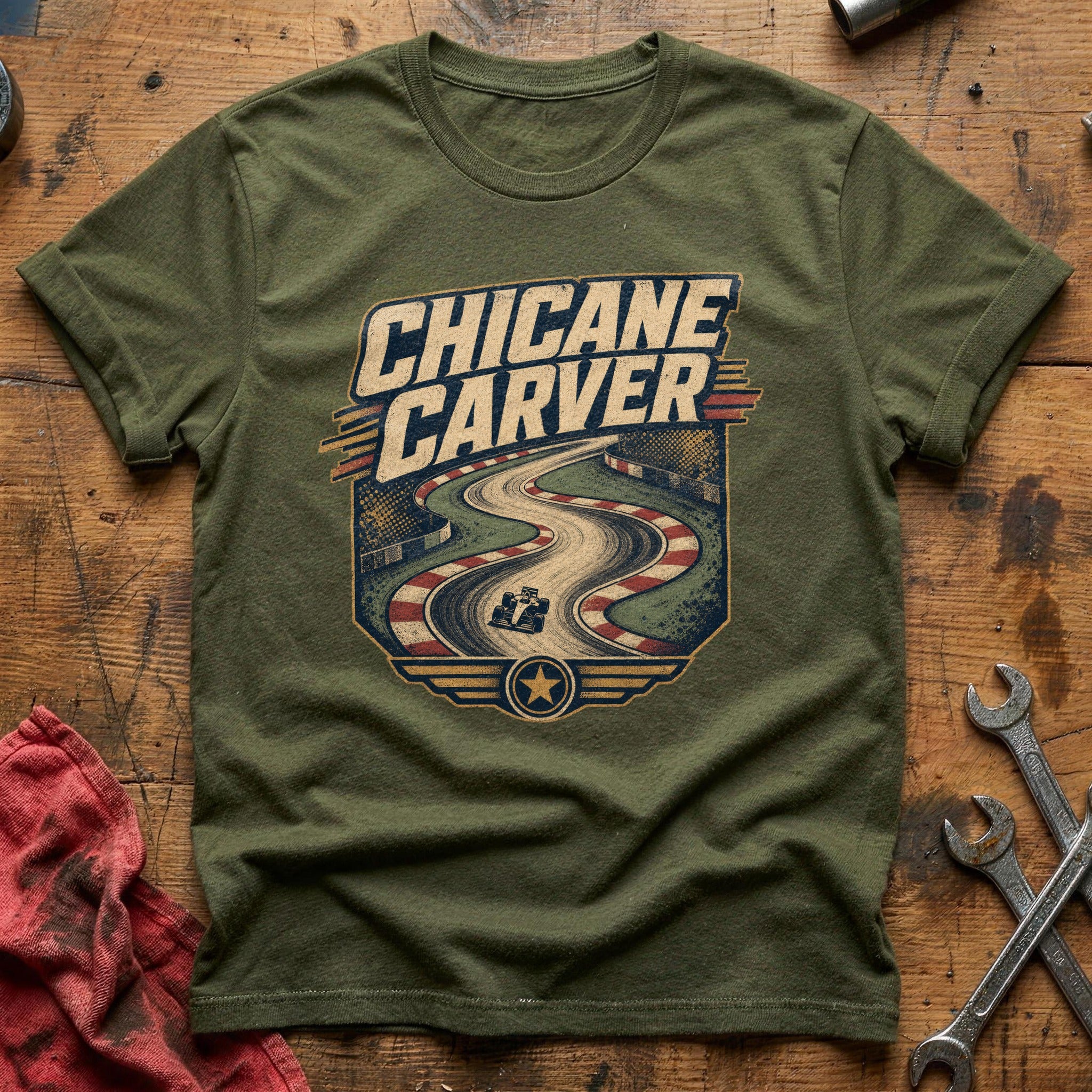 Chicane Carver T-Shirt - Military Green