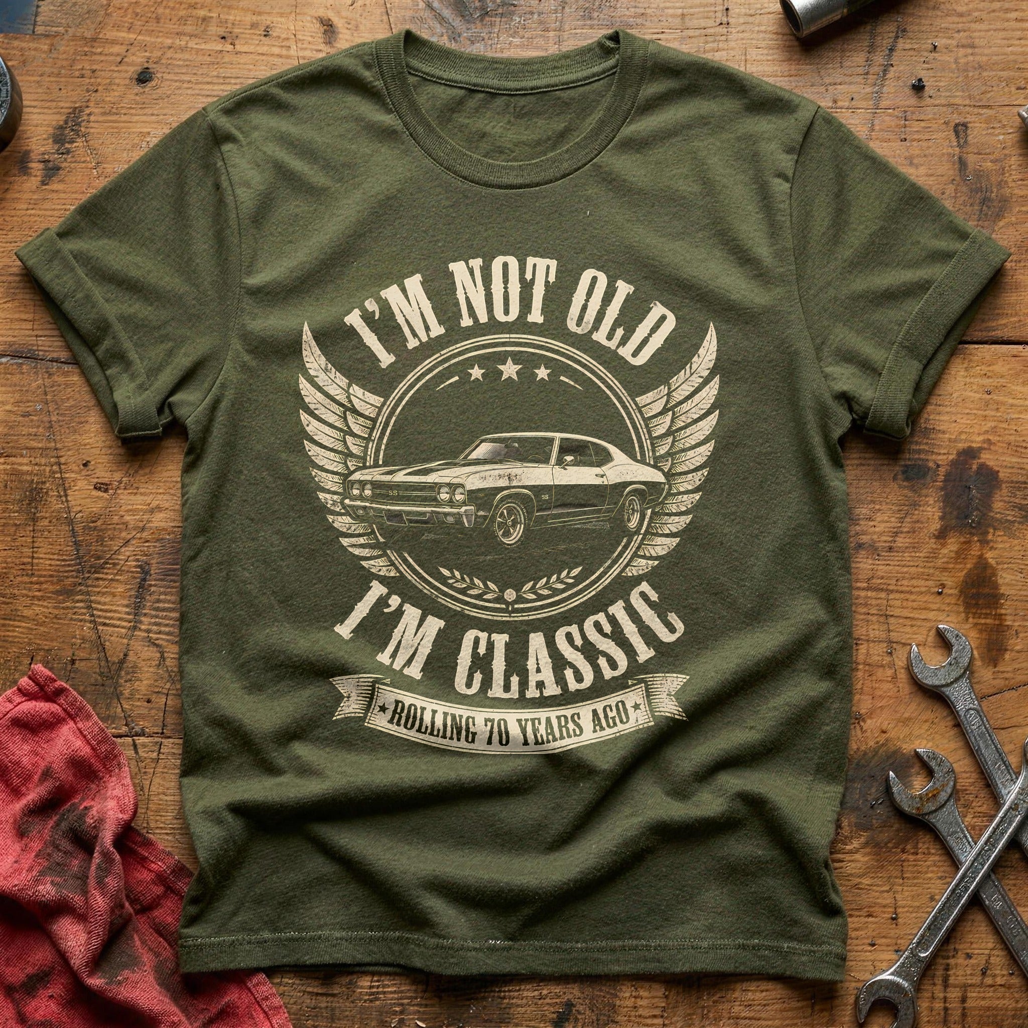 70 Im Classic T-Shirt - Military Green