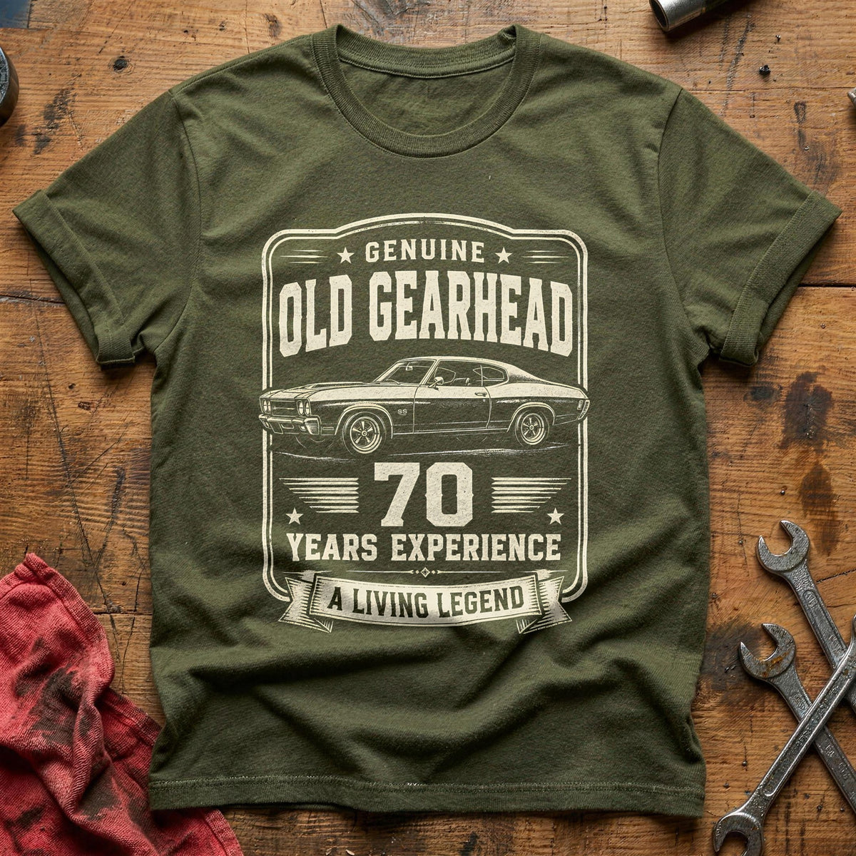 70 Living Legend T-Shirt - Military Green