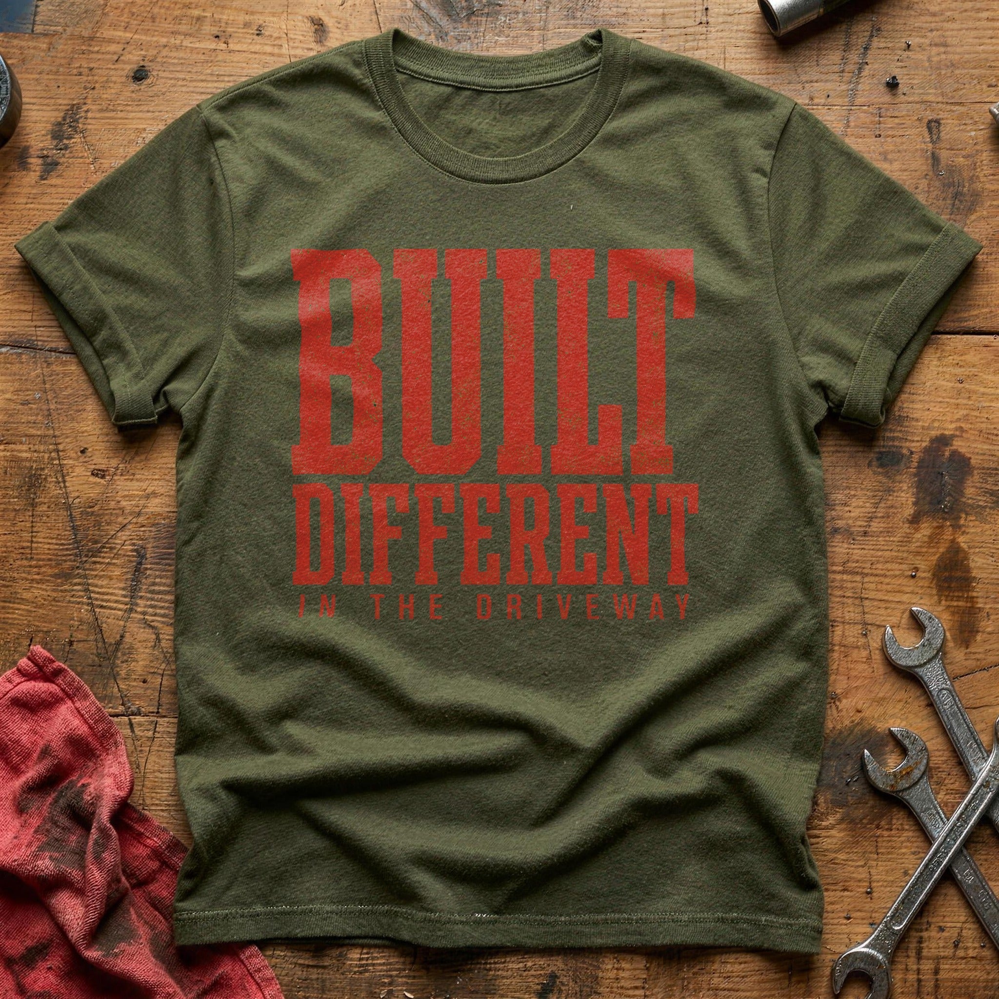 Built Different T-Shirt - Military Green