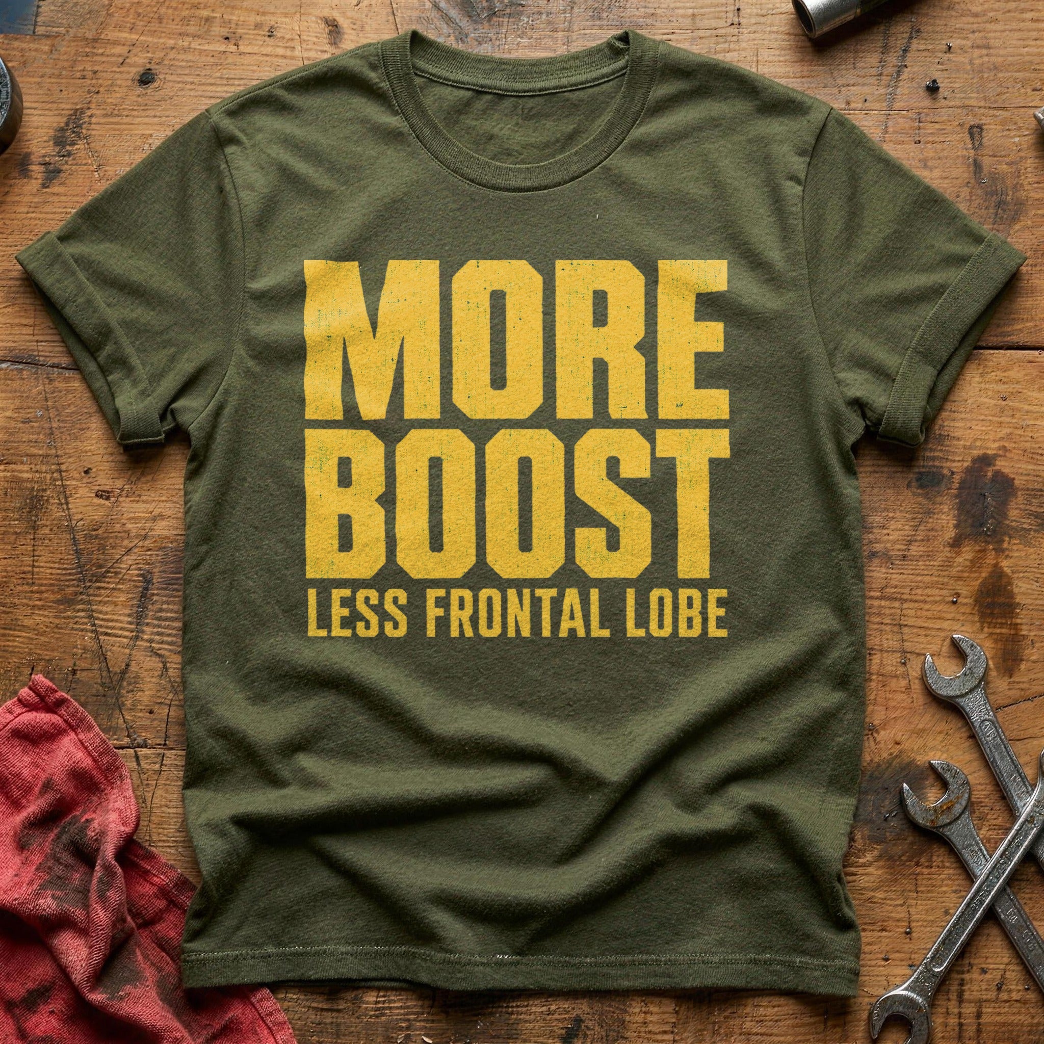 More Boost T-Shirt - Military Green