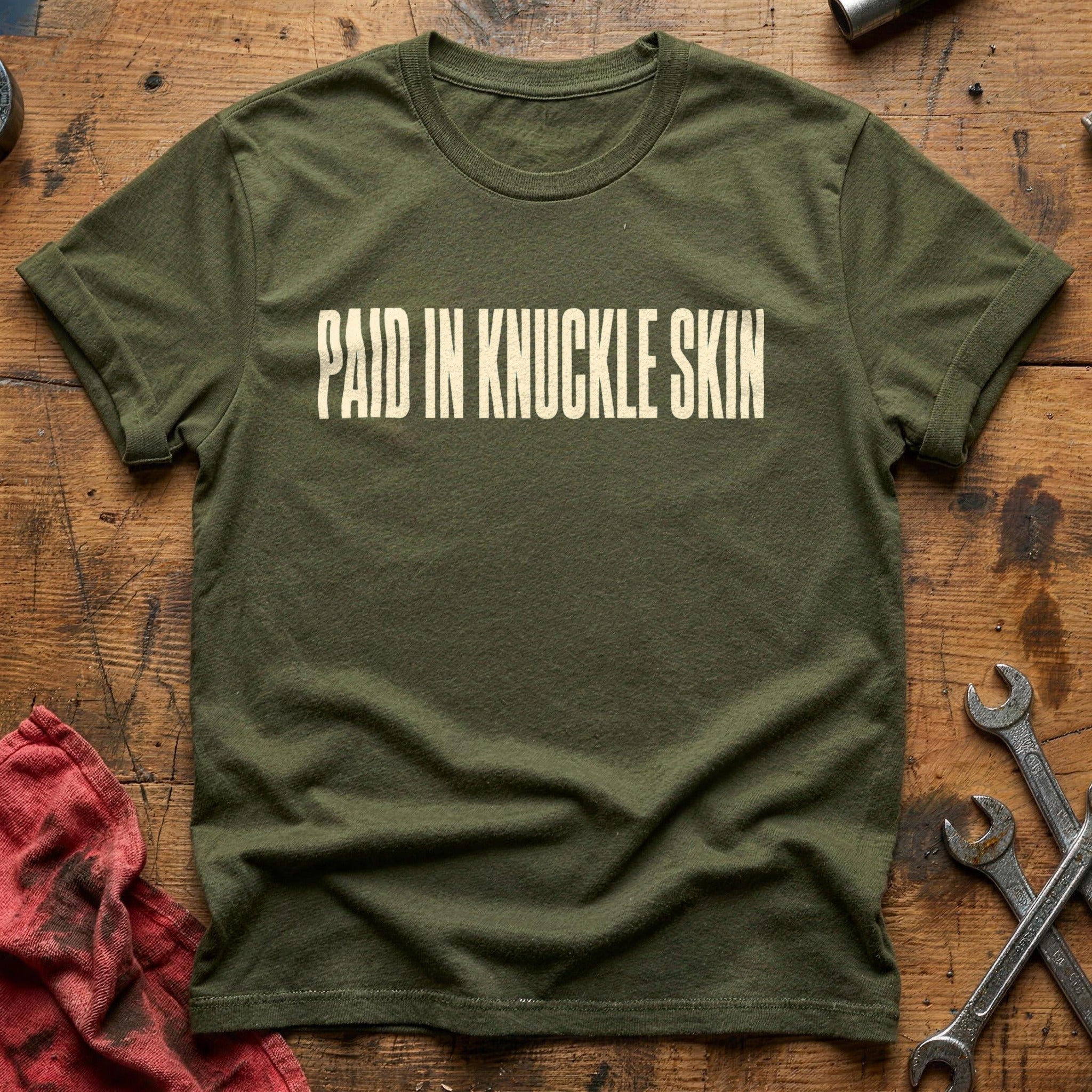 Paid in Knuckle Skin T-Shirt - Military Green
