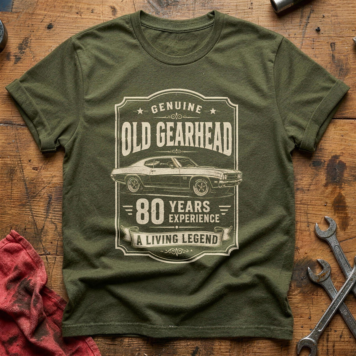 80 Living Legend T-Shirt - Military Green
