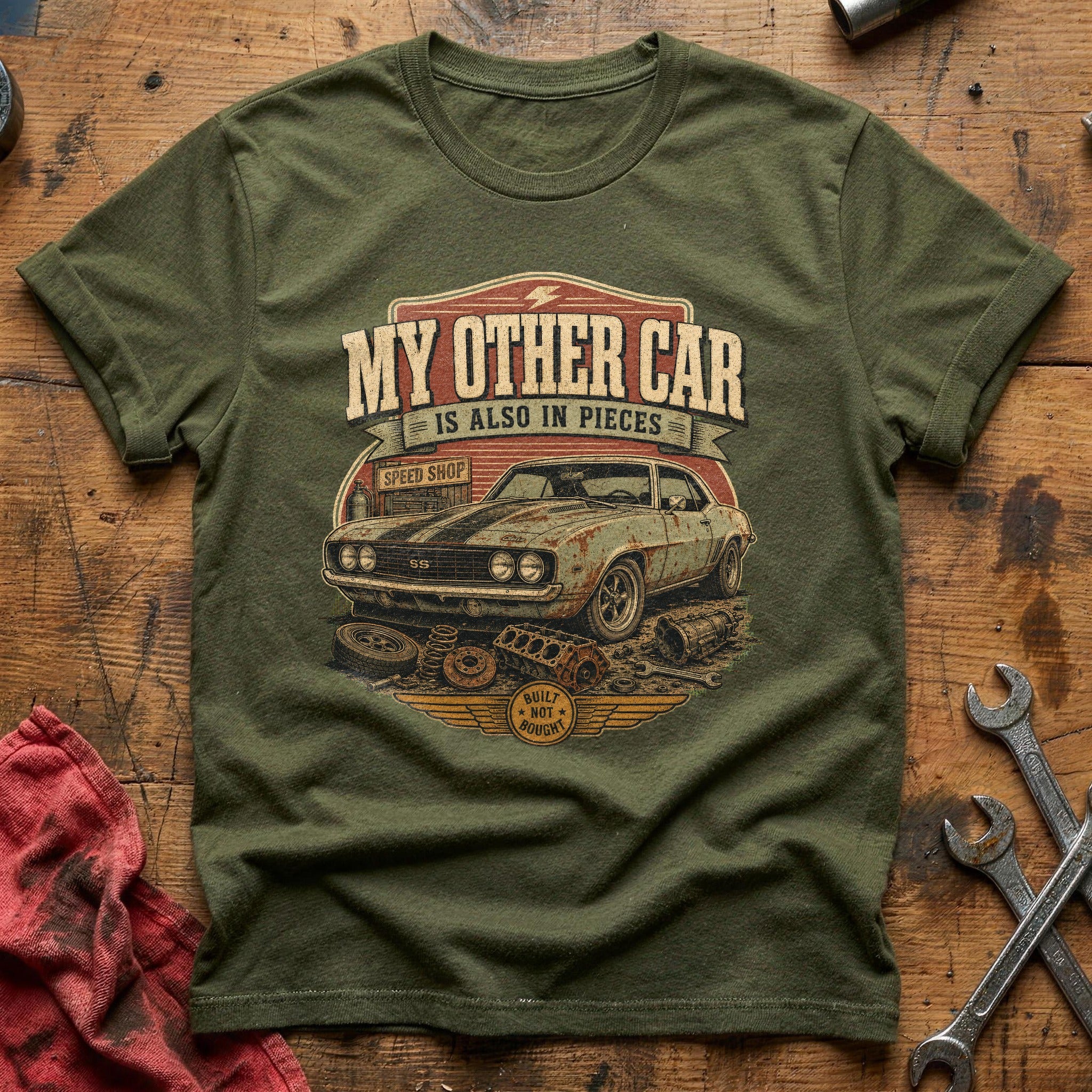 Also in Pieces T-Shirt - Military Green