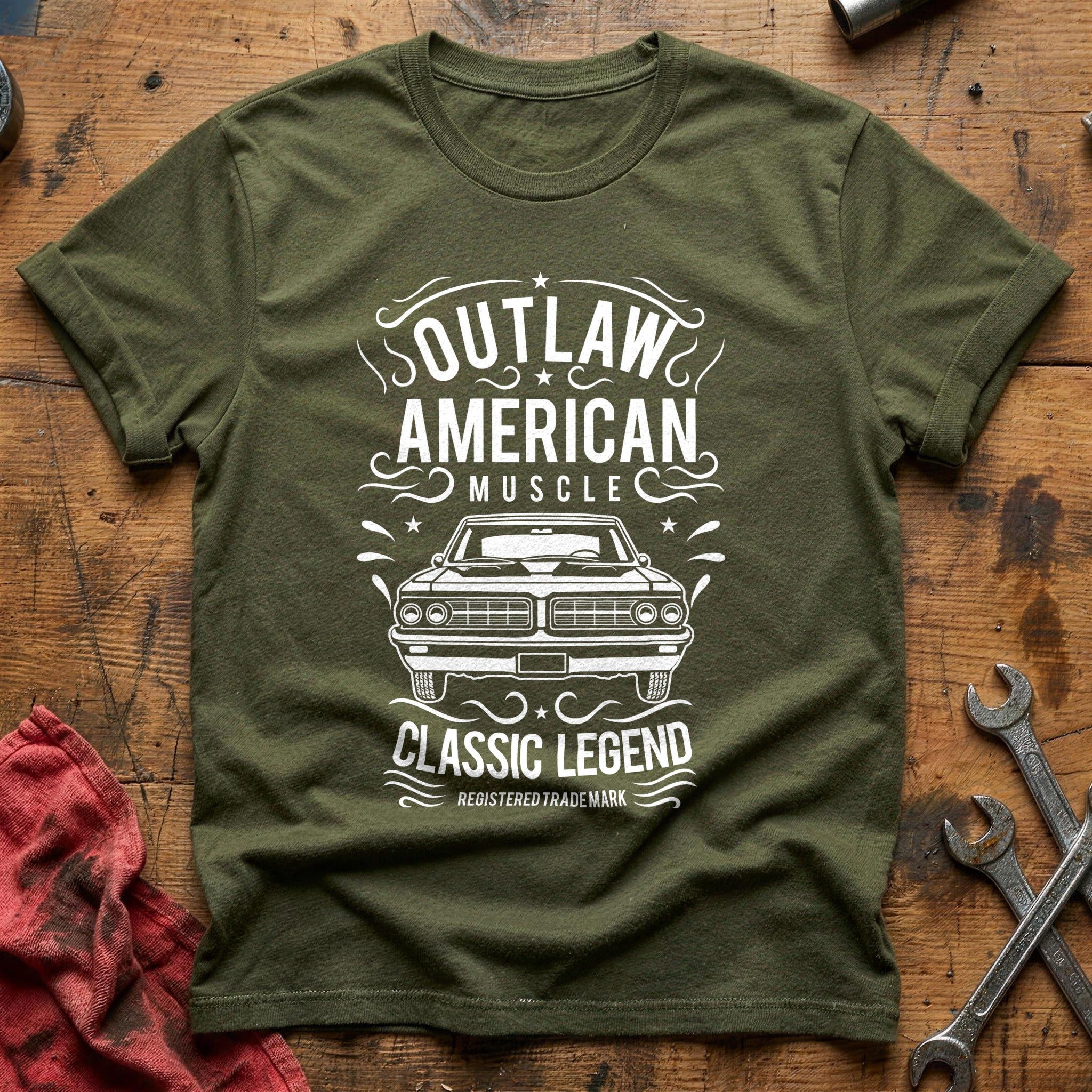 American muscle T-Shirt - Military Green