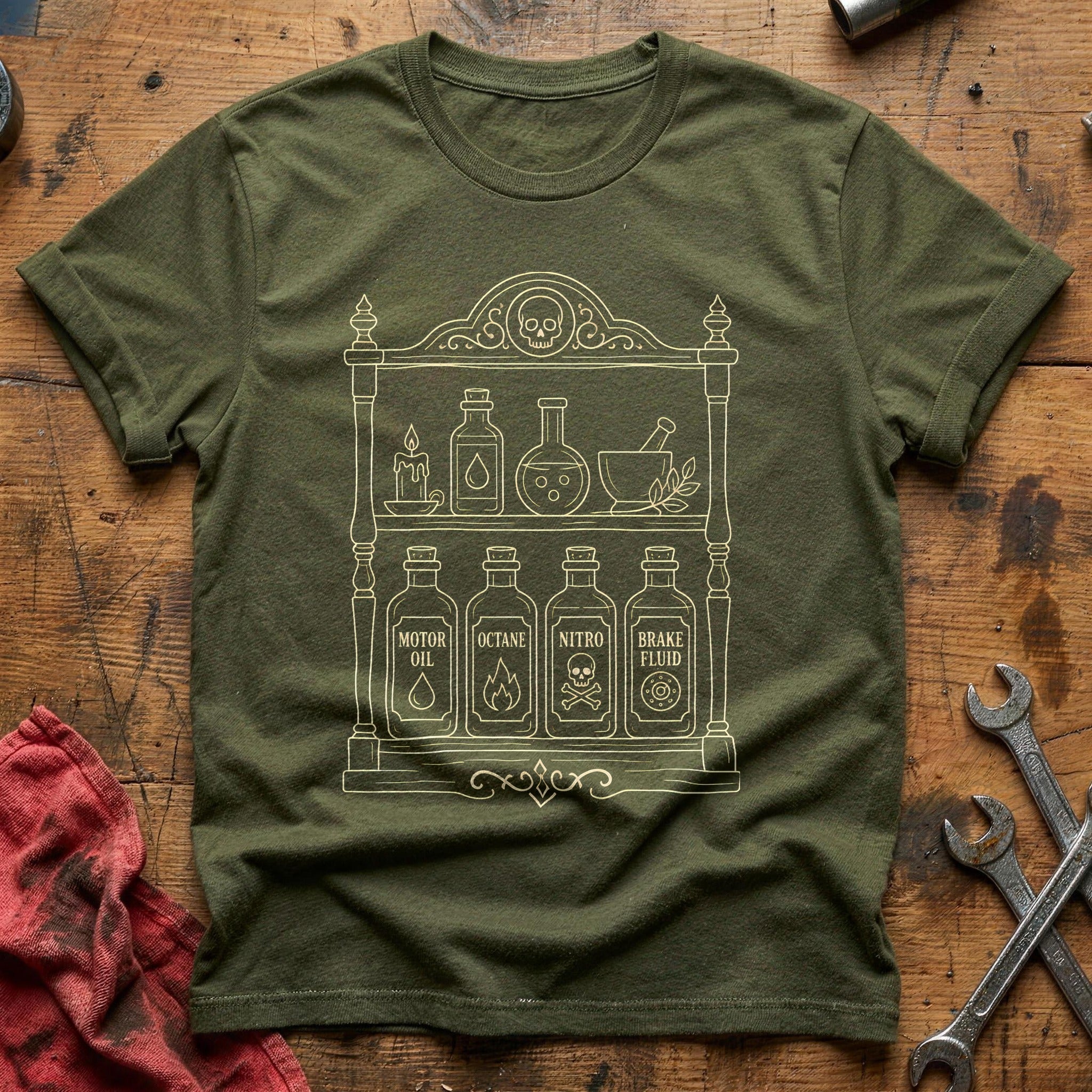 Apothecary Fluids 41 T-Shirt - Military Green
