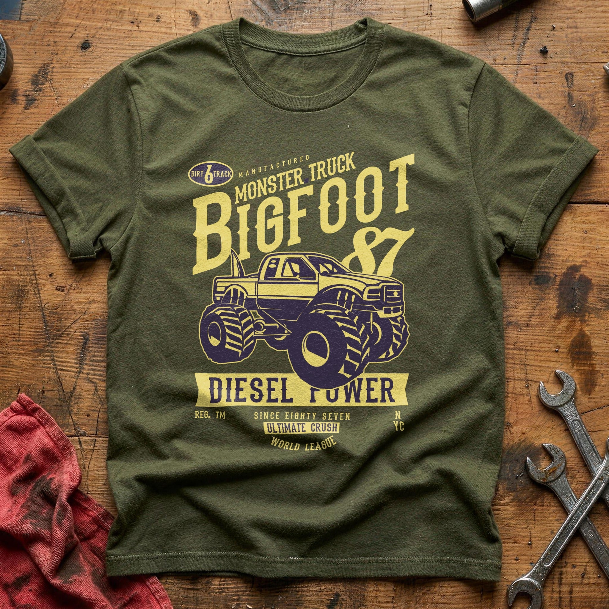 Big foot T-Shirt - Military Green