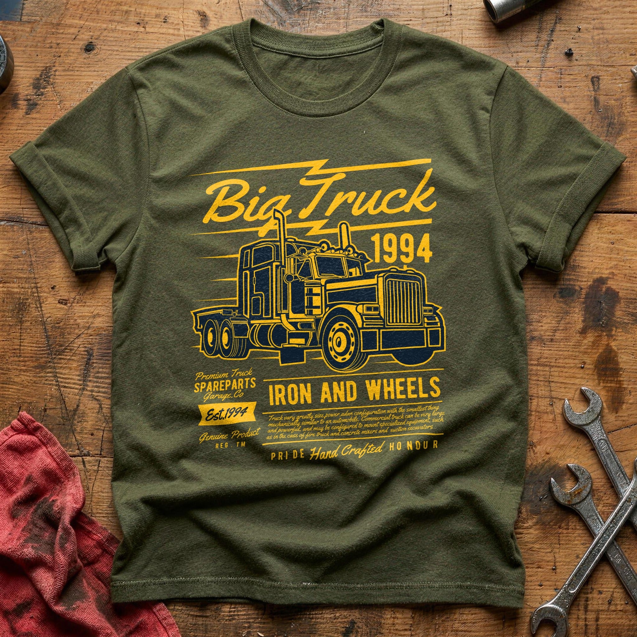 Big truck T-Shirt - Military Green