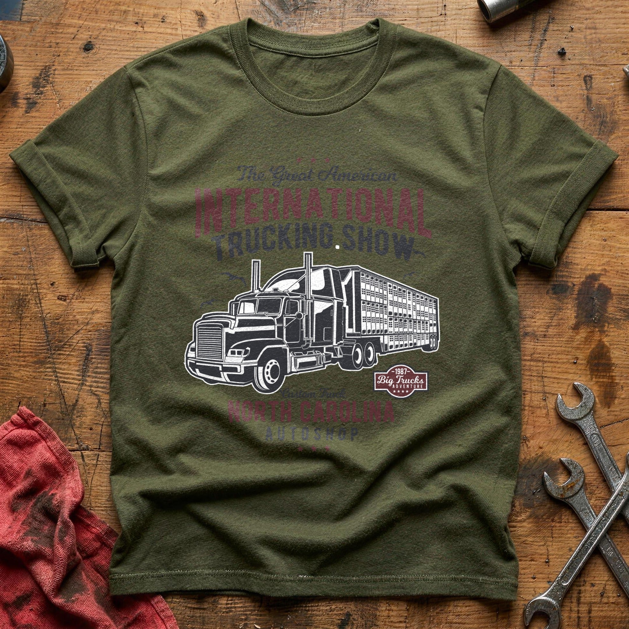 Big truck 1 T-Shirt - Military Green