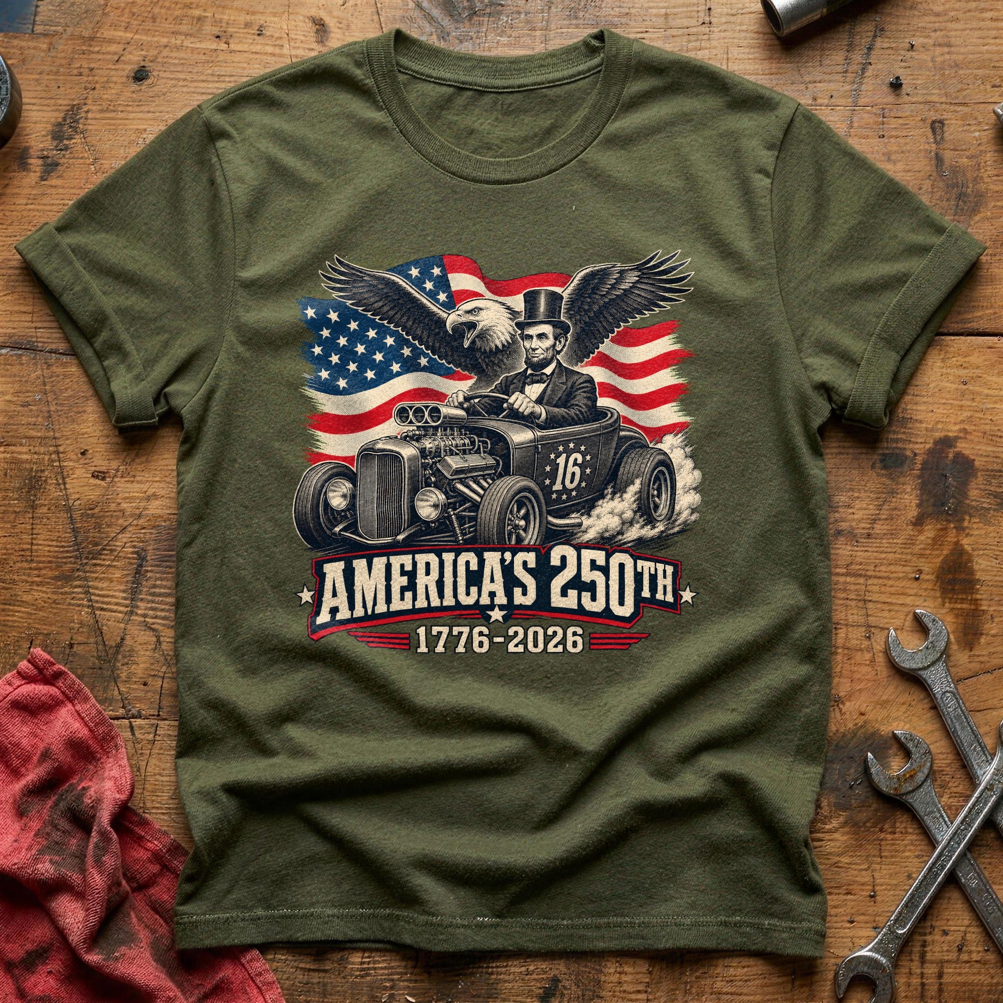 Born to Run T-Shirt - Military Green