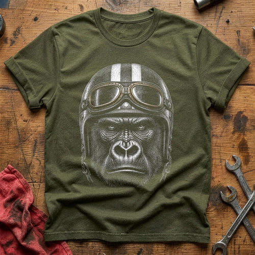 Brass Goggles Grind T-Shirt - Military Green