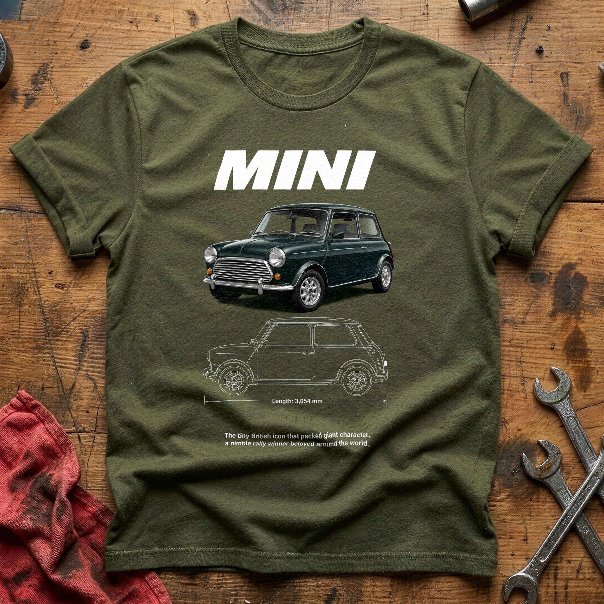 British Micro T-Shirt - Military Green