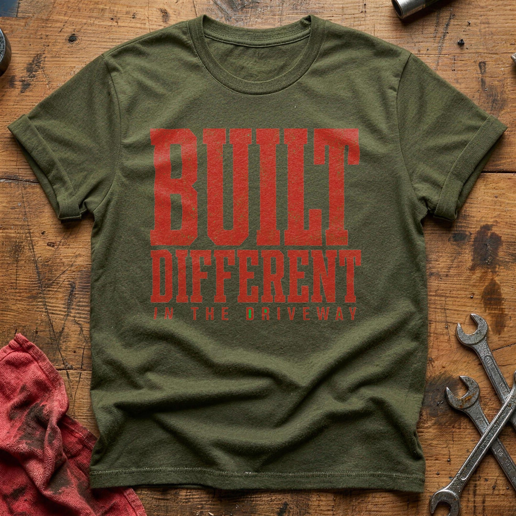 Built Different T-Shirt - Military Green
