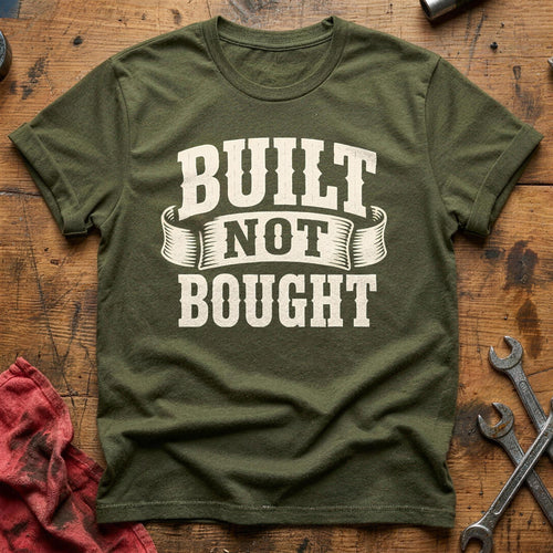 Built Not Bought 45 T-Shirt - Military Green