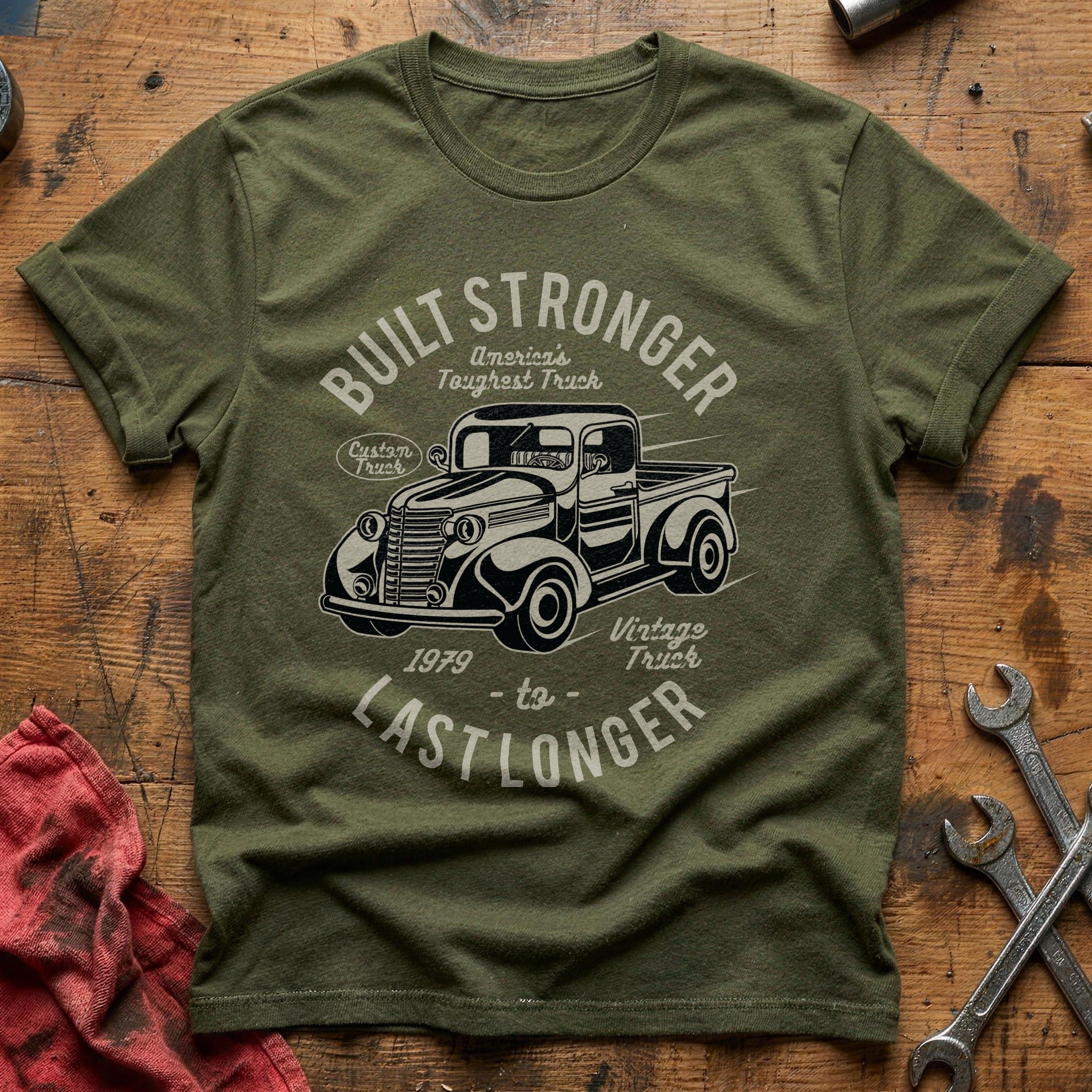 Built stronger T-Shirt - Military Green