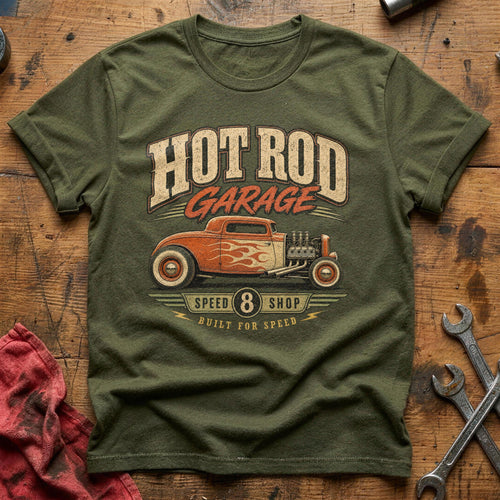 Built for Speed T-Shirt - Military Green