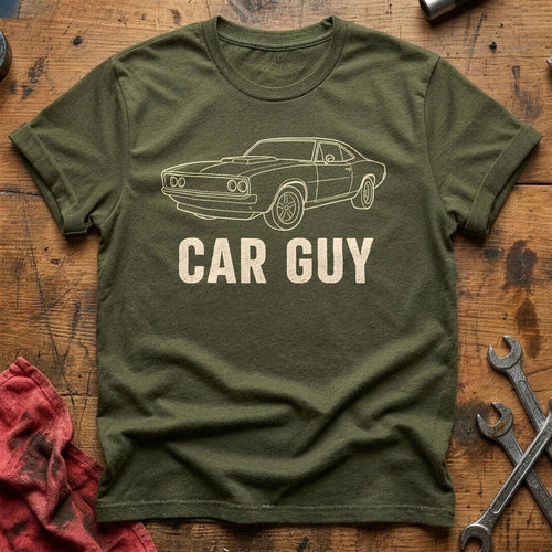 Car Guy 92 T-Shirt - Military Green