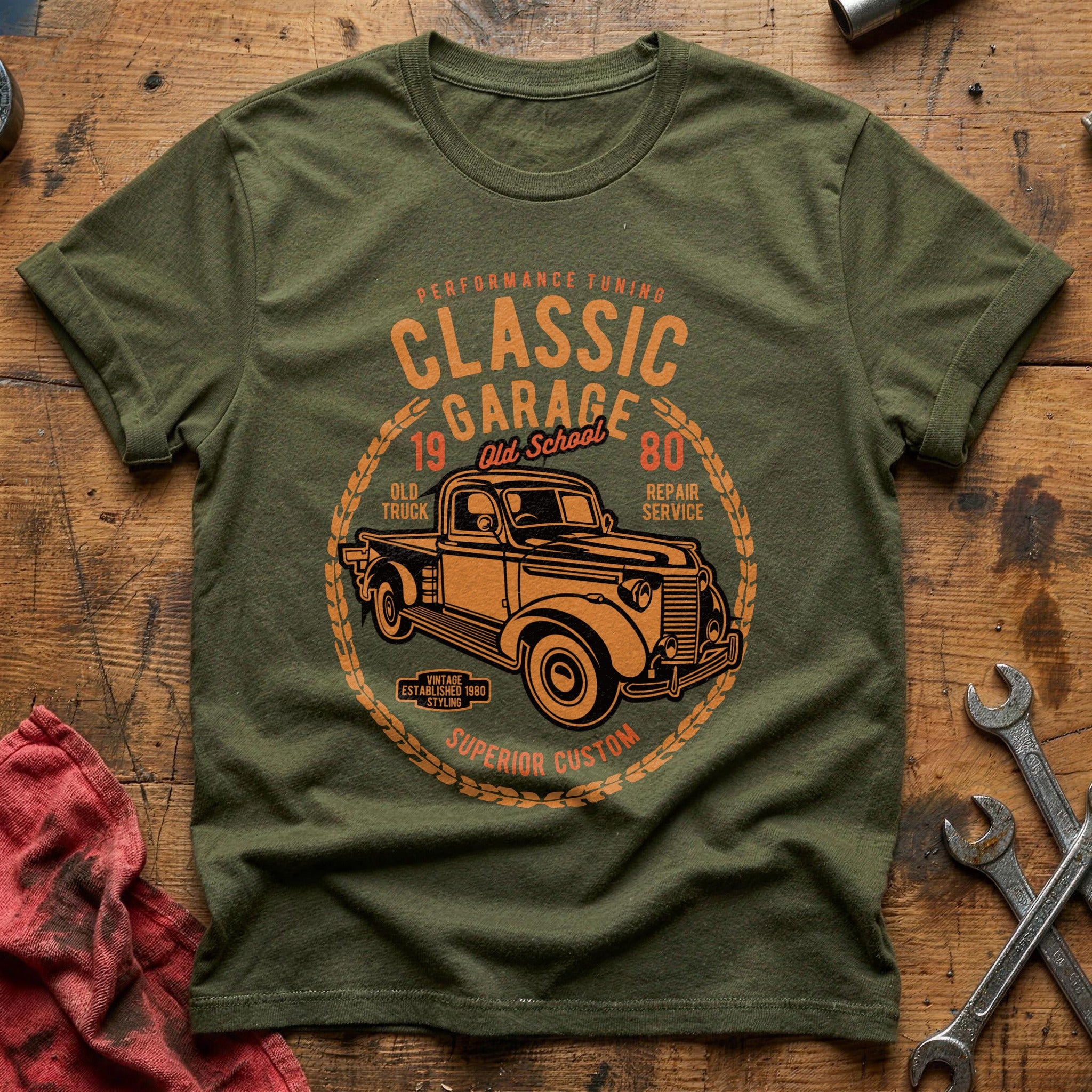 Classic garage T-Shirt - Military Green