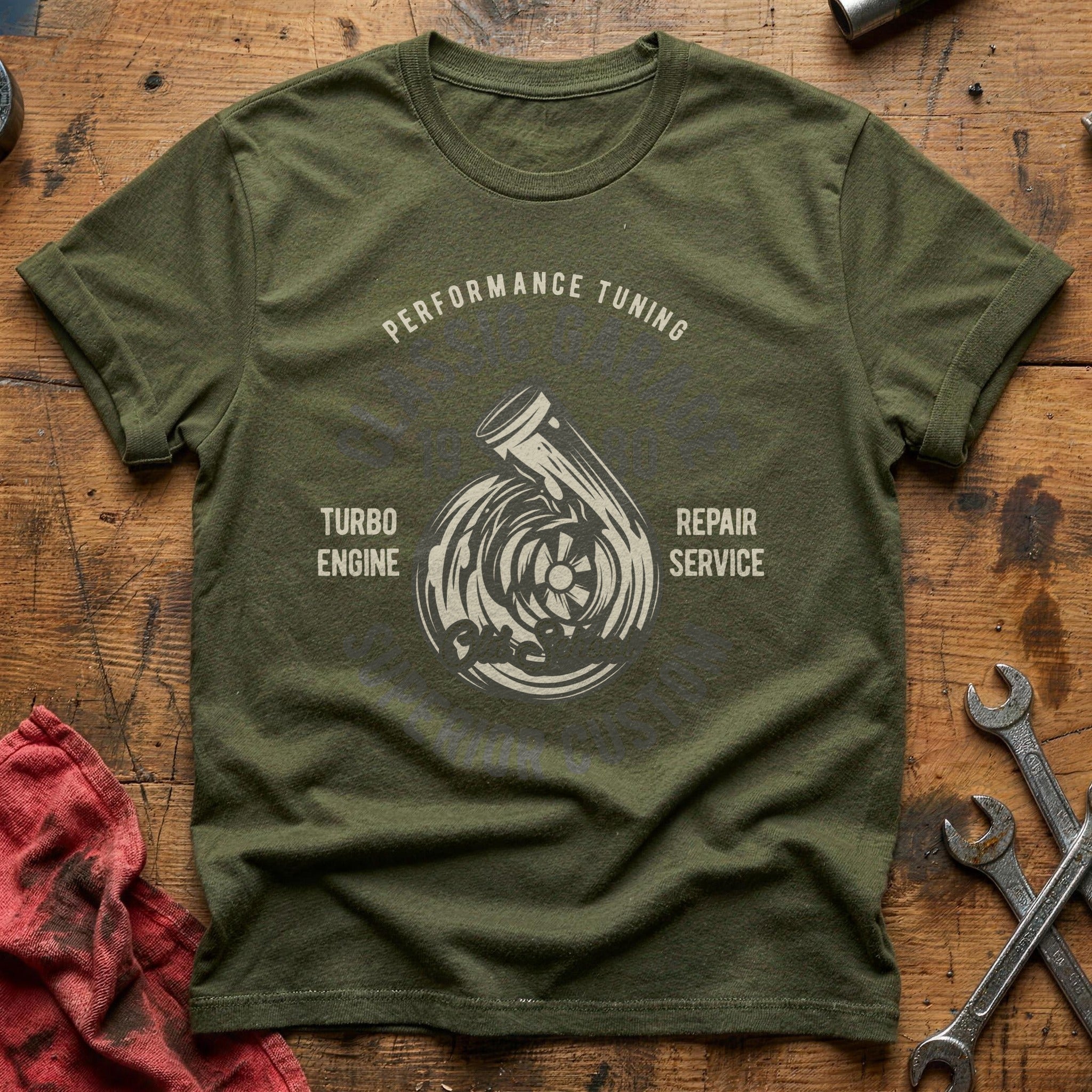 Classic garage 1980 T-Shirt - Military Green