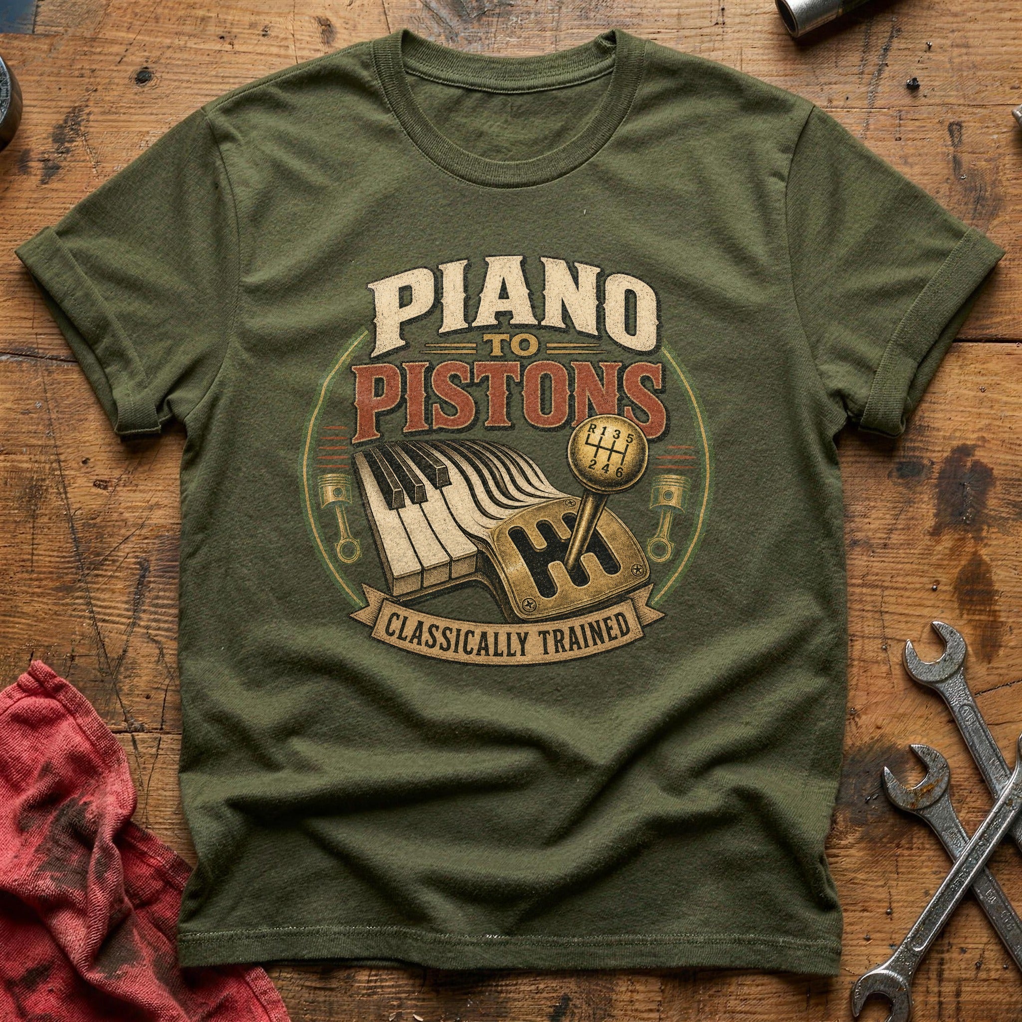 Classically Trained T-Shirt - Military Green