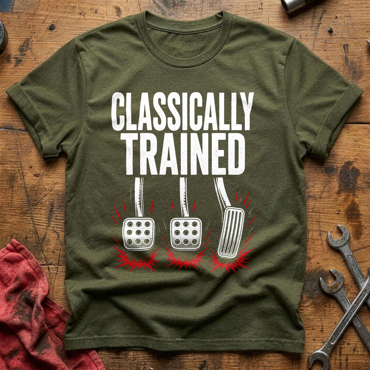 Classically Trained 39 T-Shirt - Military Green