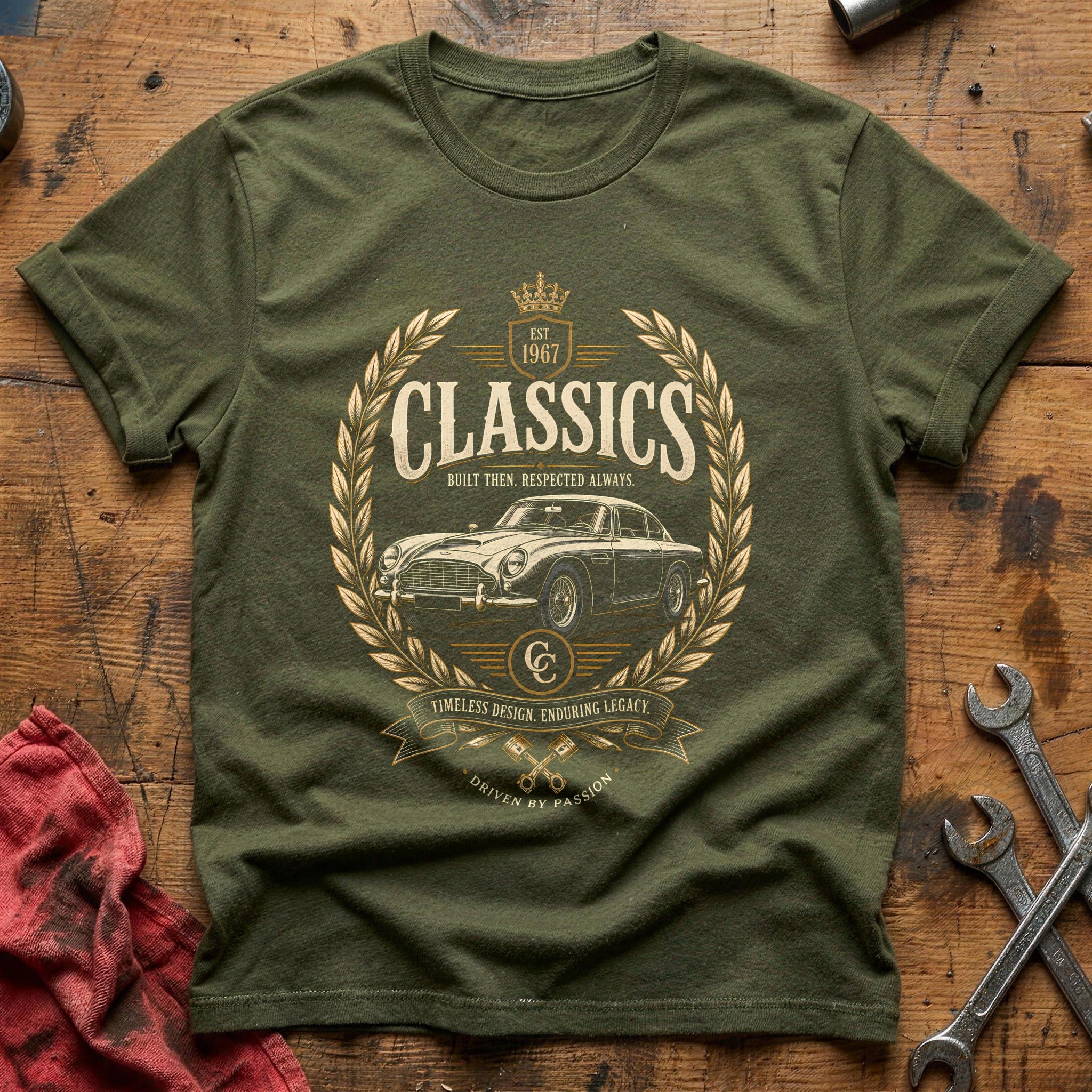 Classics Heritage 69 T-Shirt - Military Green