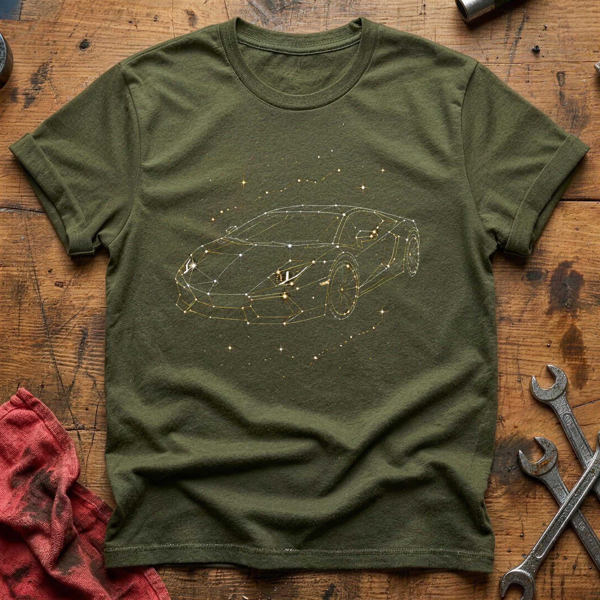 Constellation Car 41 T-Shirt - Military Green
