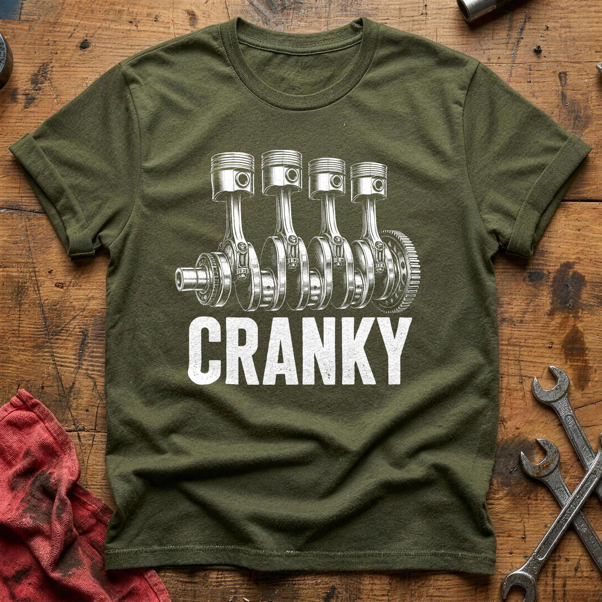 Cranky 56 T-Shirt - Military Green