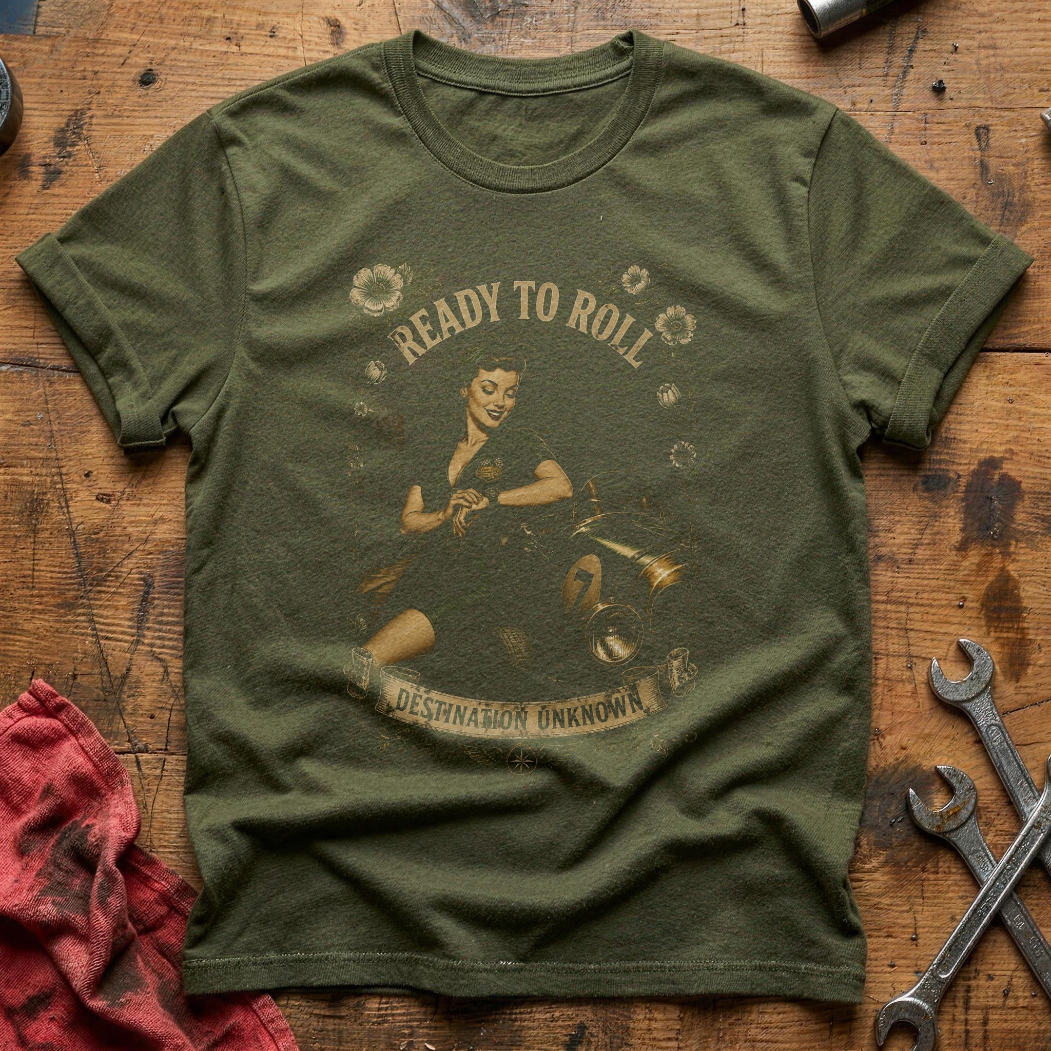 Destination Unknown T-Shirt - Military Green