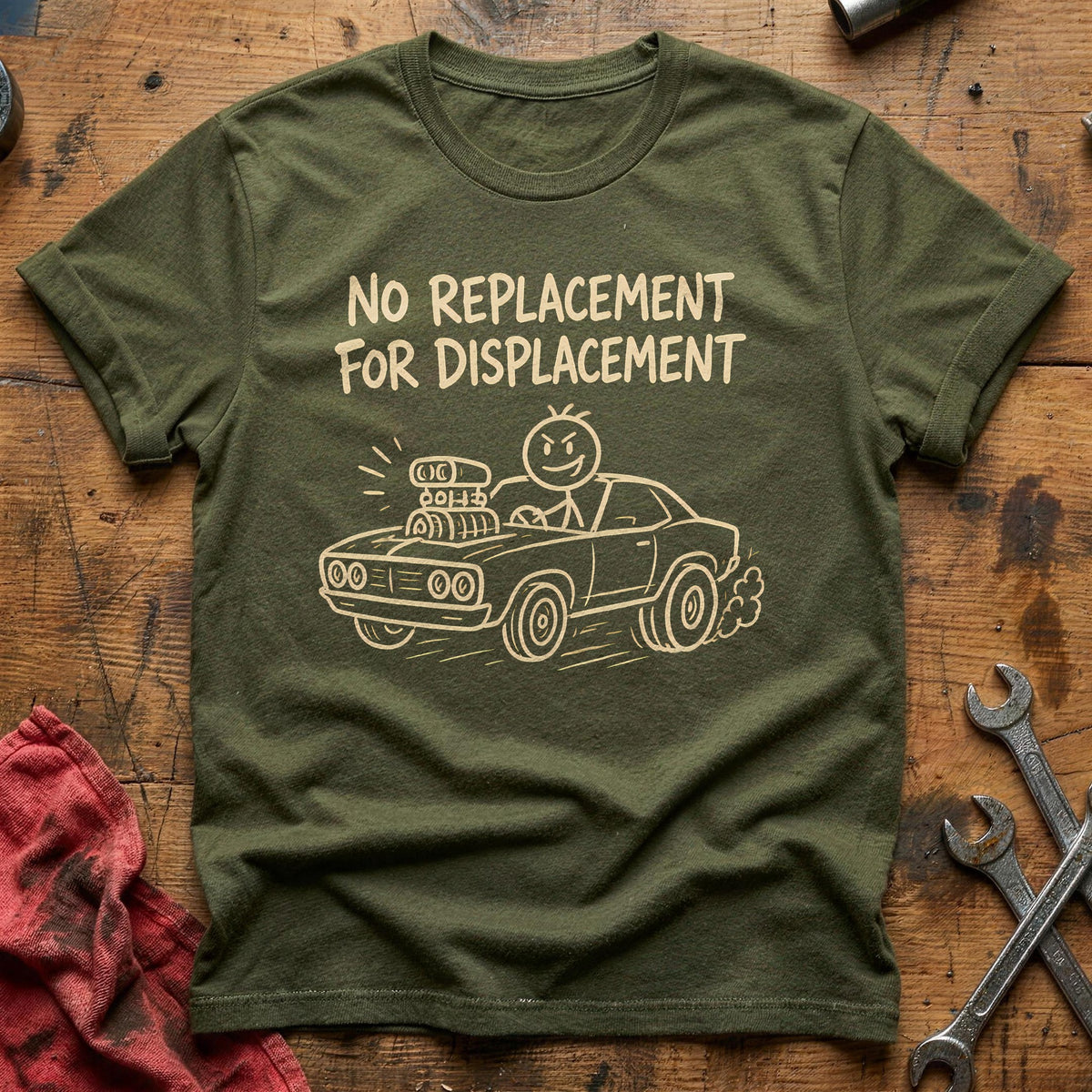 Displacement 54 T-Shirt - Military Green