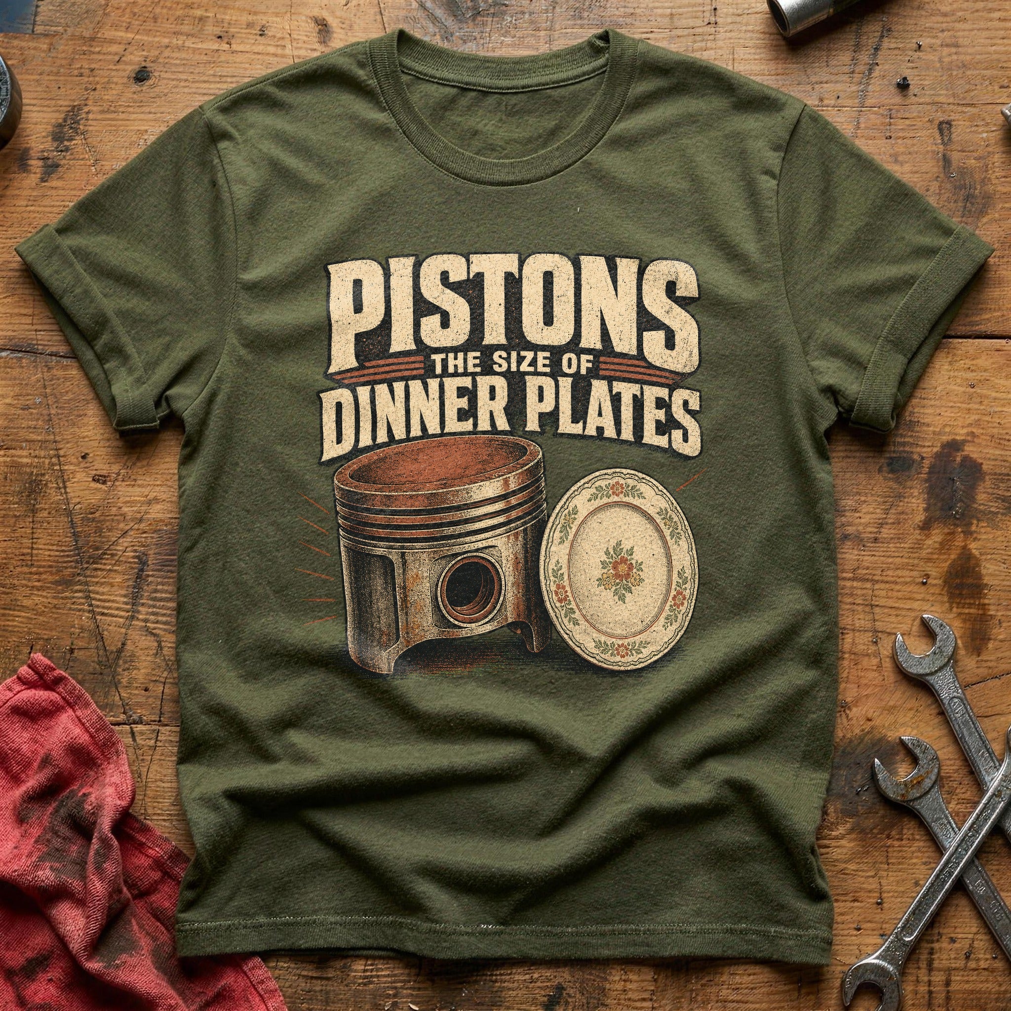 Displacement Matters T-Shirt - Military Green
