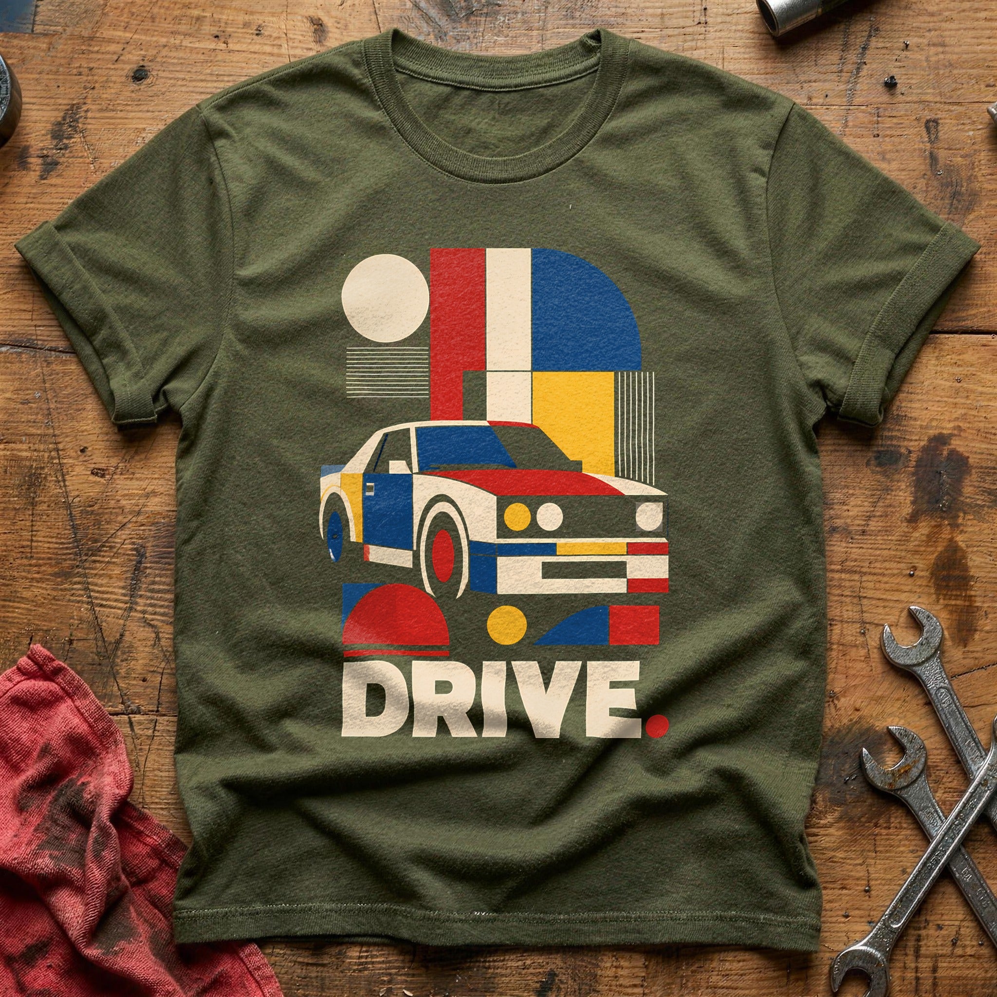 Drive Bauhaus 14 T-Shirt - Military Green