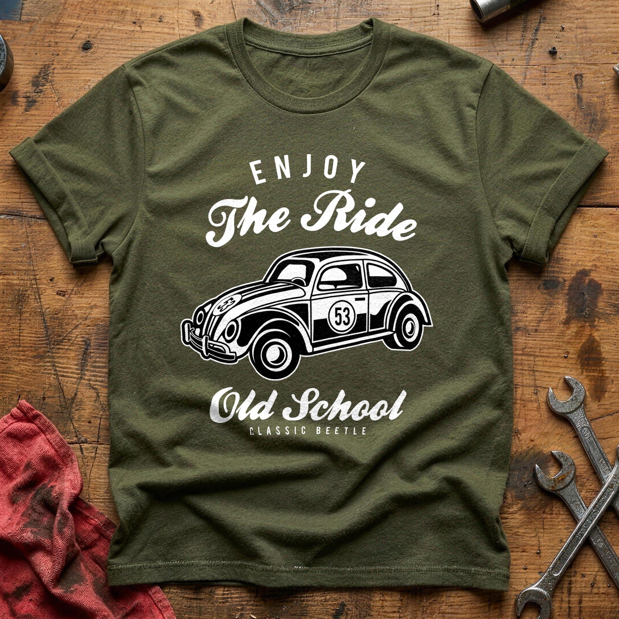 Enjoy the ride T-Shirt - Military Green