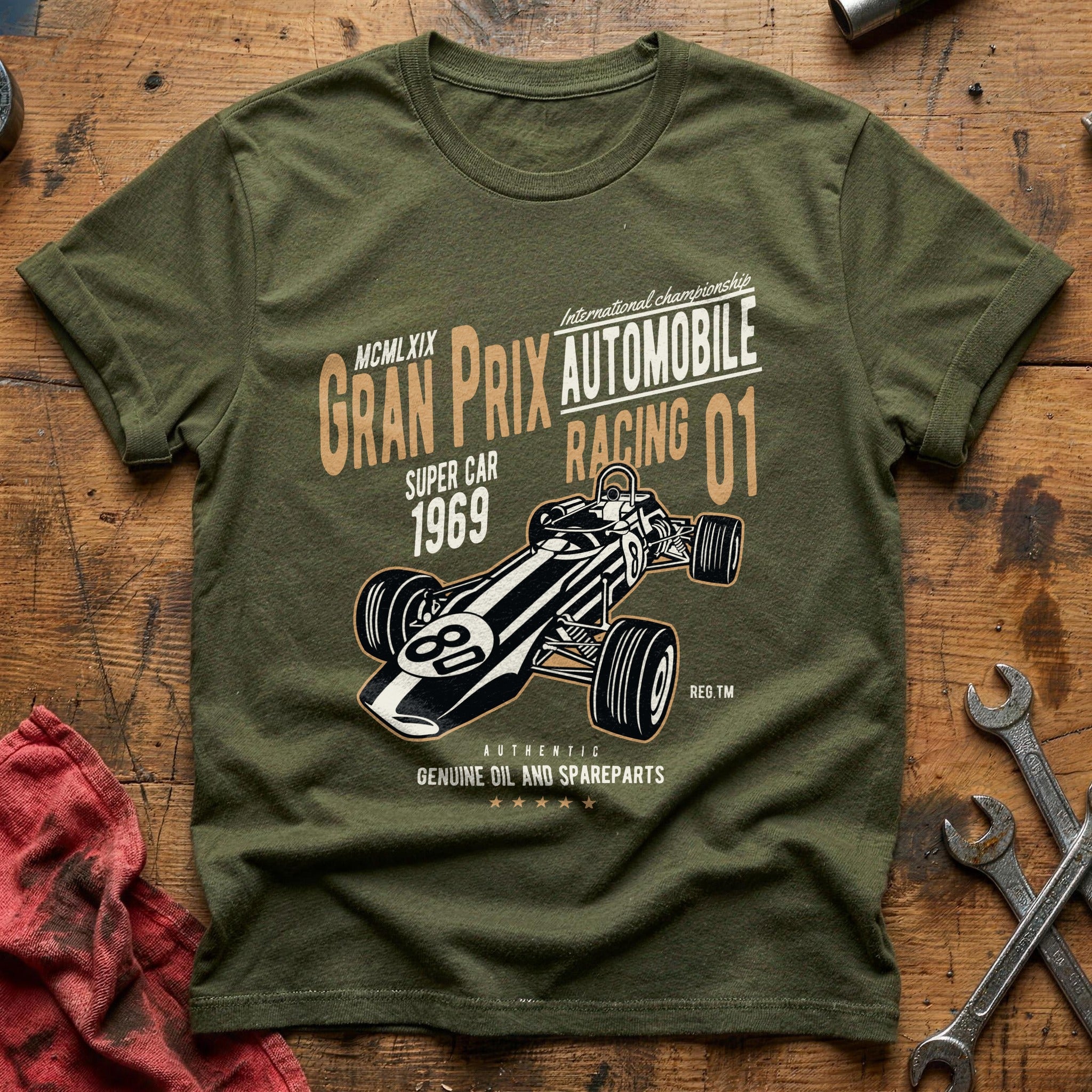 Formula grand prix 1969 T-Shirt - Military Green