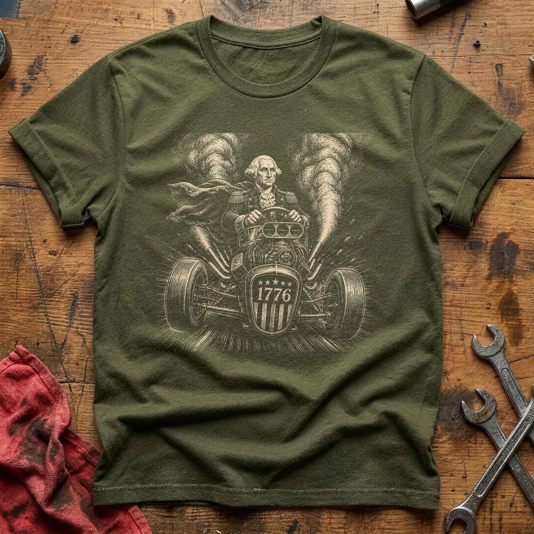 Founding Father Grand Prix T-Shirt - Military Green