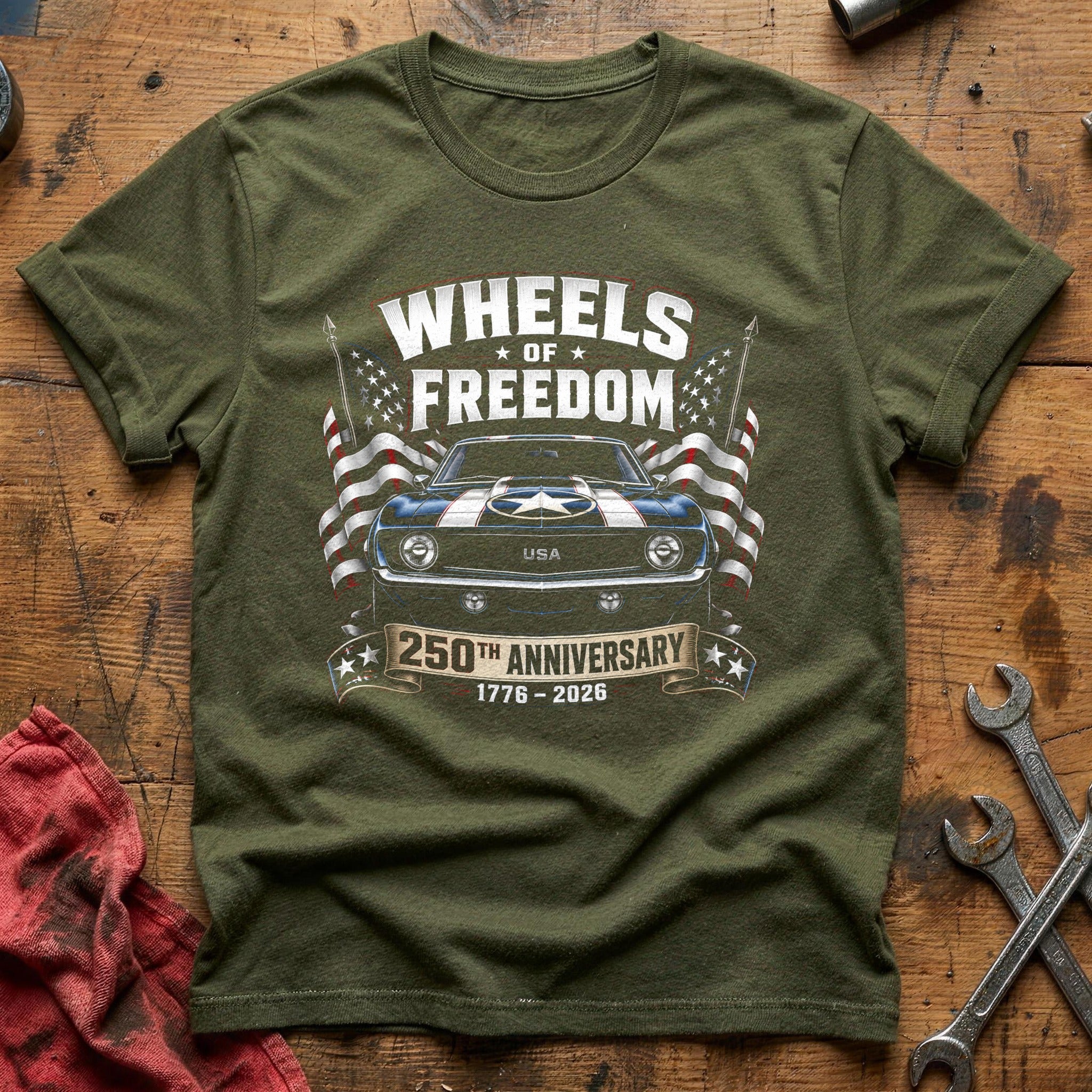 Freedom's Quarter-Century T-Shirt - Military Green