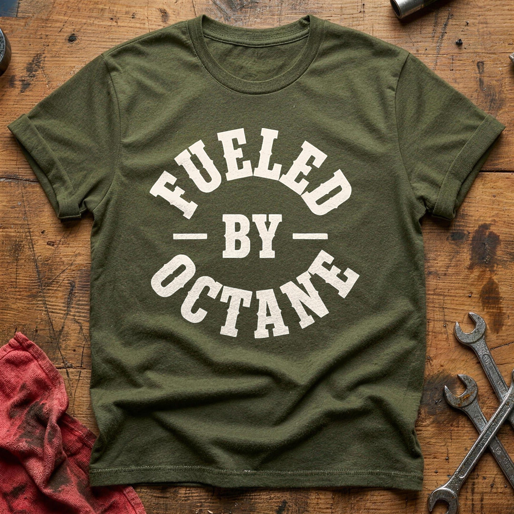 Fueled By Octane 53 T-Shirt - Military Green
