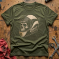 Full Throttle Skull T-Shirt - Military Green