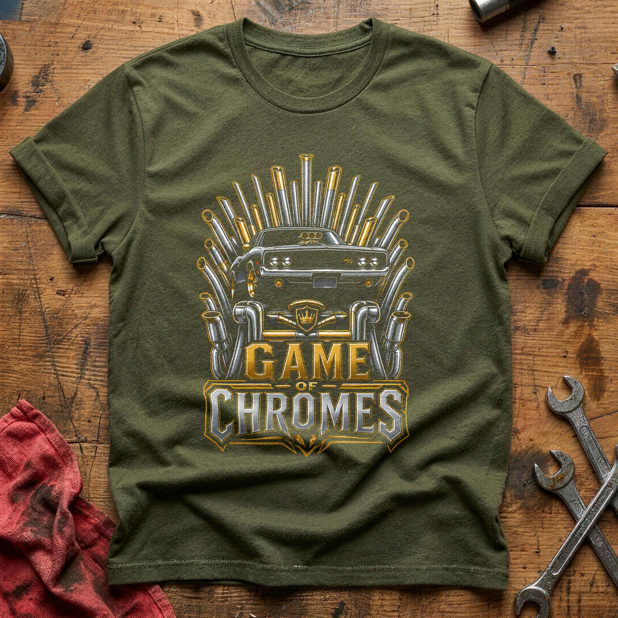 Game Of Chromes 88 T-Shirt - Military Green
