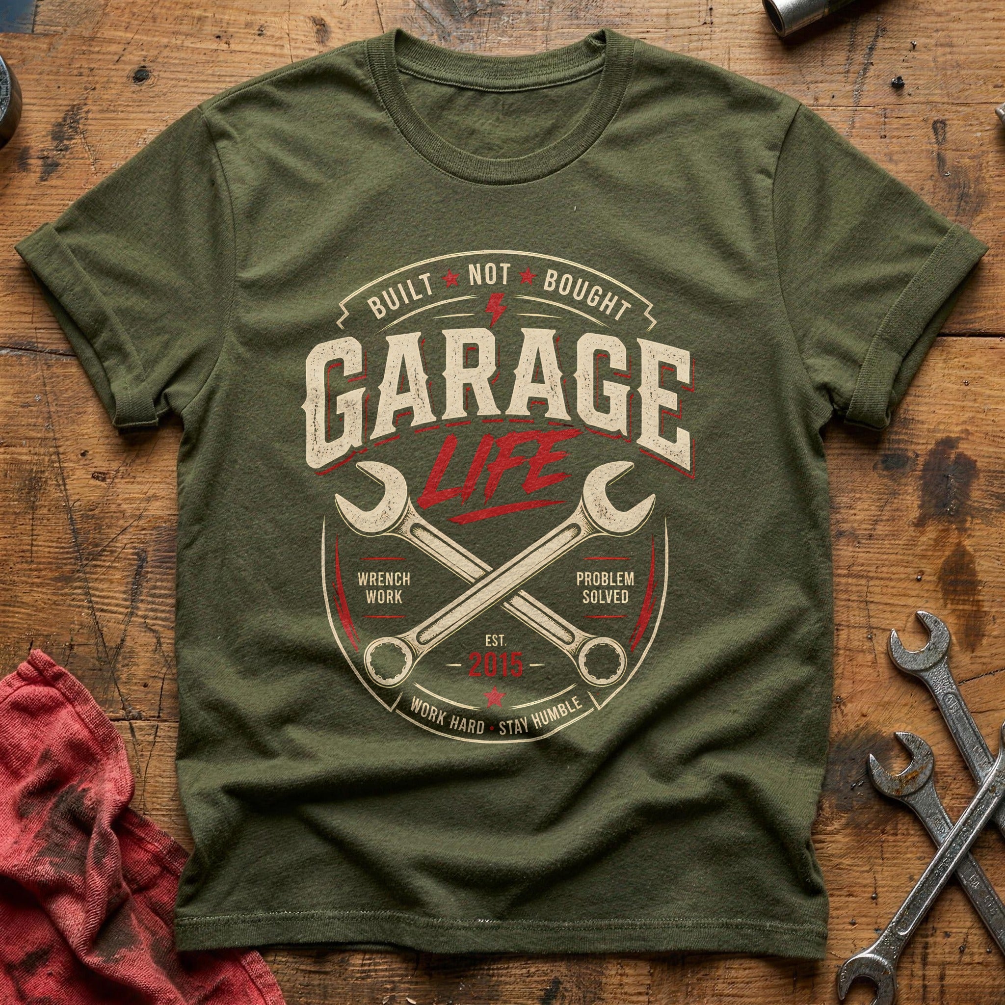 Garage Life 36 T-Shirt - Military Green