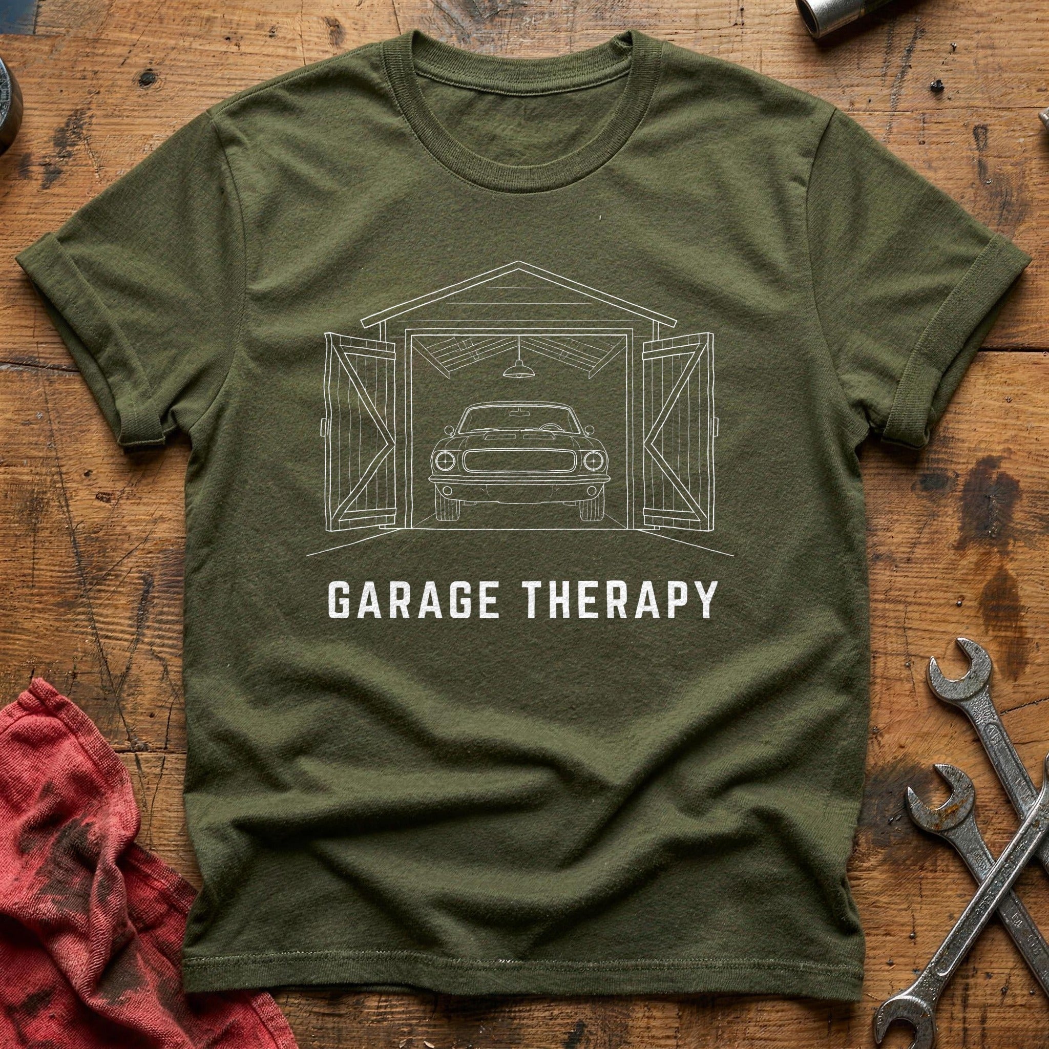 Garage Therapy 35 T-Shirt - Military Green