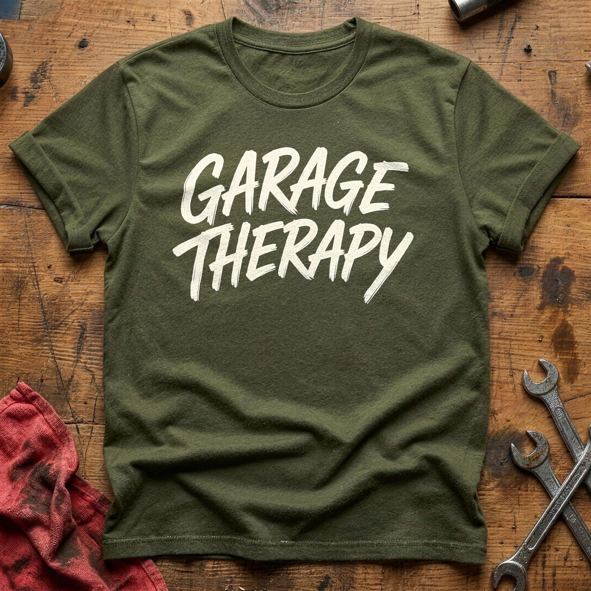 Garage Therapy 88 T-Shirt - Military Green