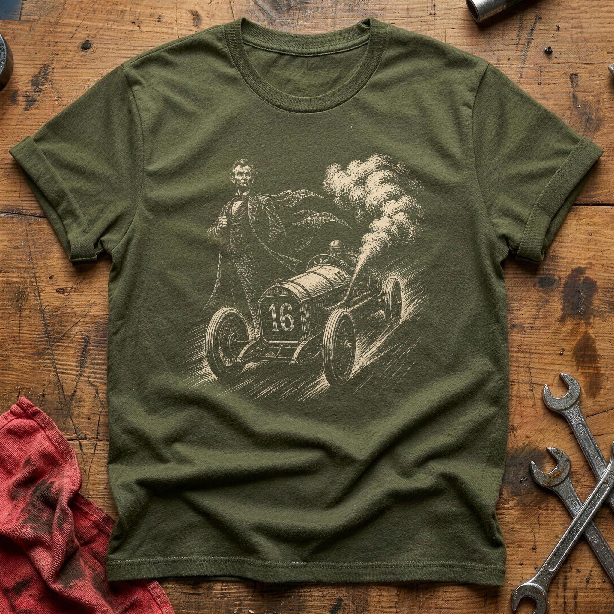 Gentleman Driver T-Shirt - Military Green