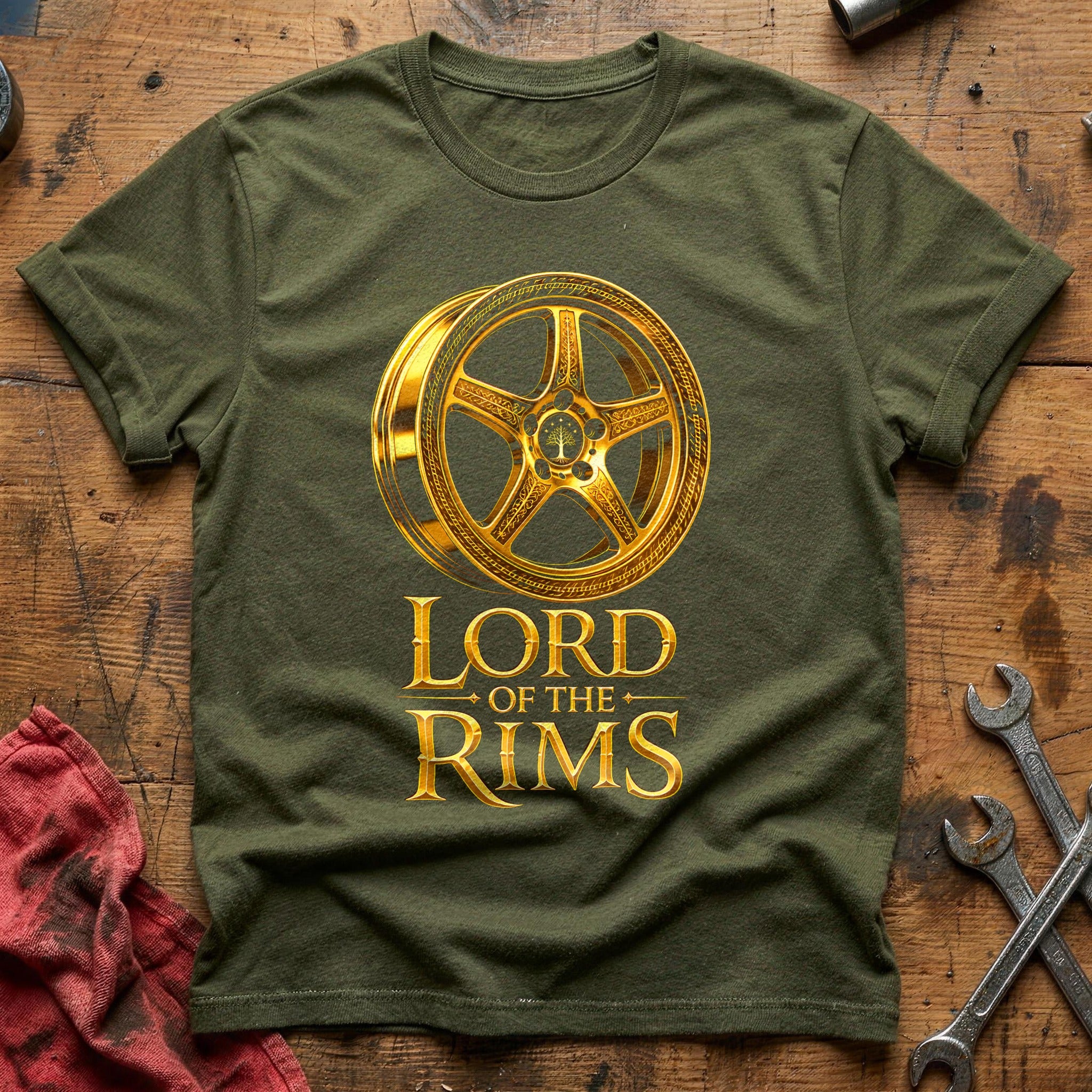 Golden Spoke Royalty T-Shirt - Military Green