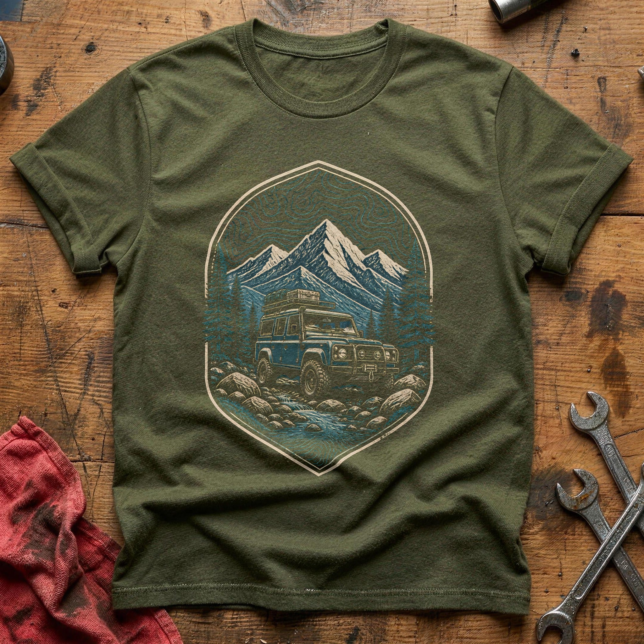 Gorpcore 4X4 50 T-Shirt - Military Green