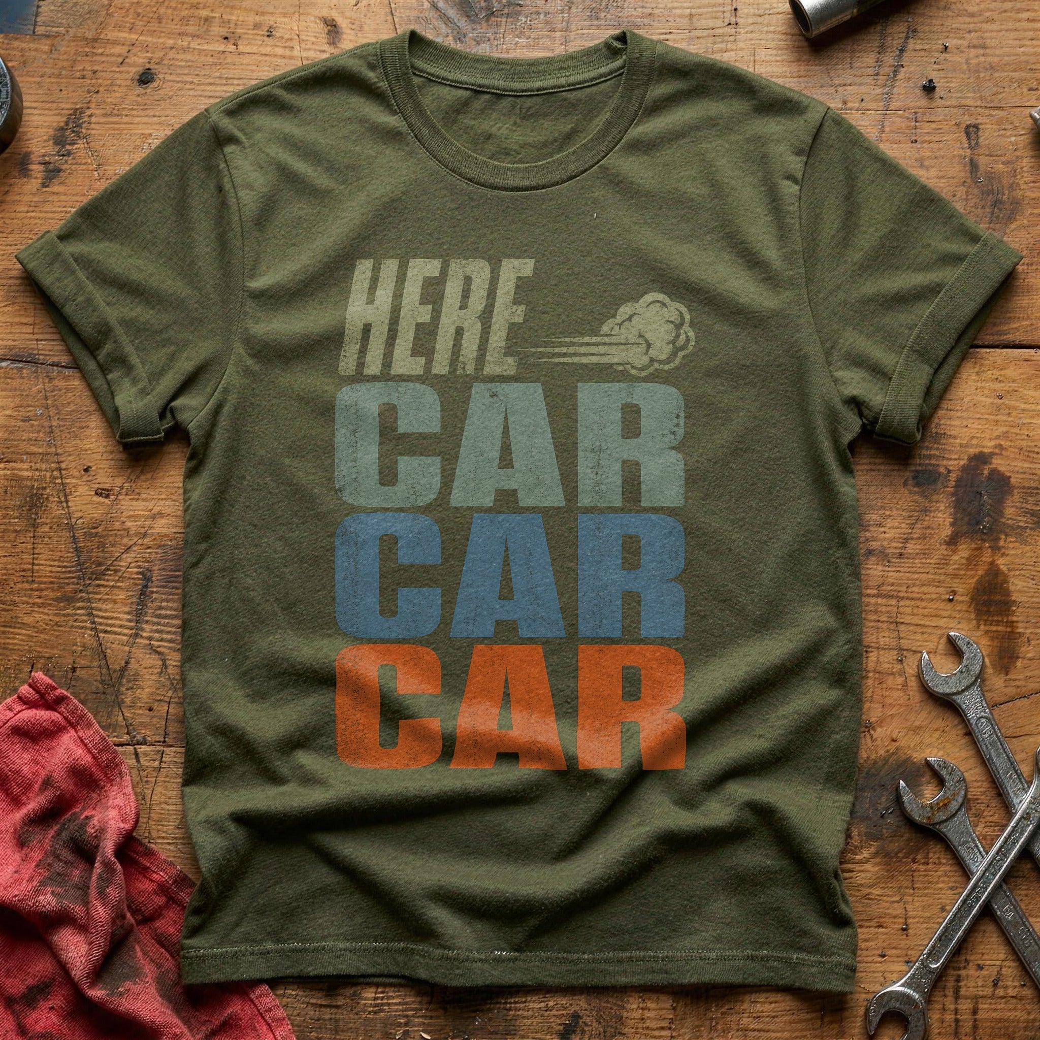 Hear Me Roar T-Shirt - Military Green